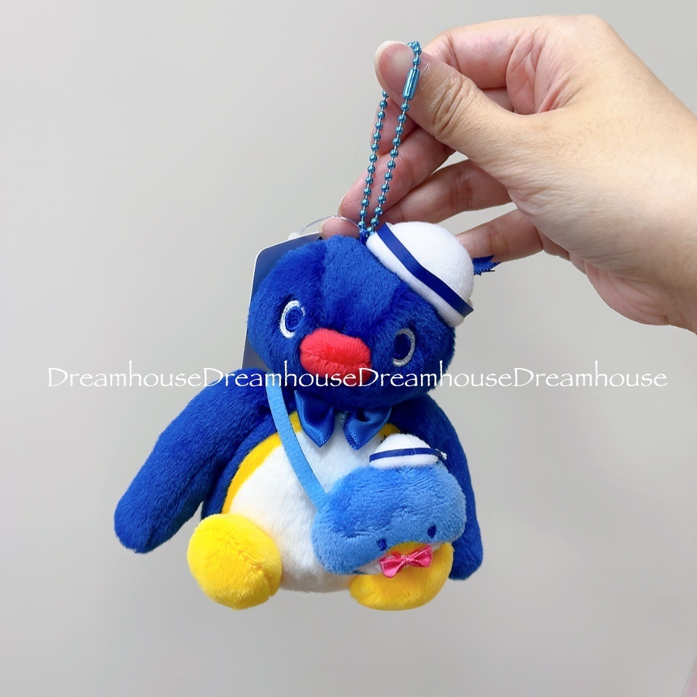 日本限定 三麗鷗 聯名 pingu 哥哥 山姆企鵝 珠鍊吊飾 娃娃吊飾 坐姿娃娃 鑰匙圈 掛飾