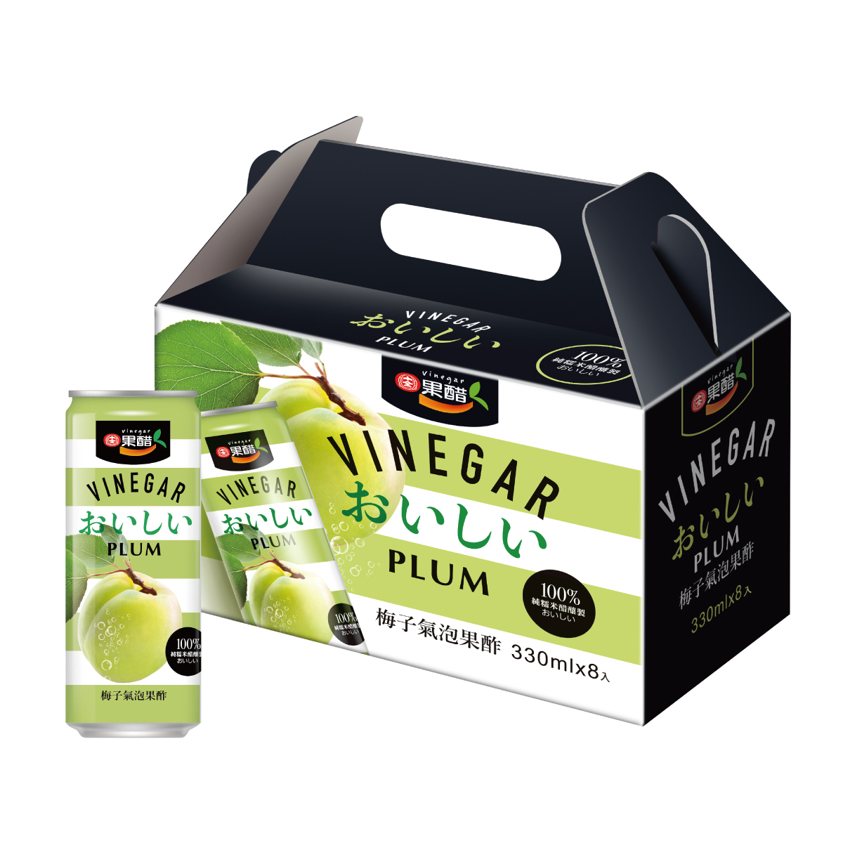 氣泡果酢330ml(青梅/蜜桃) 禮盒版