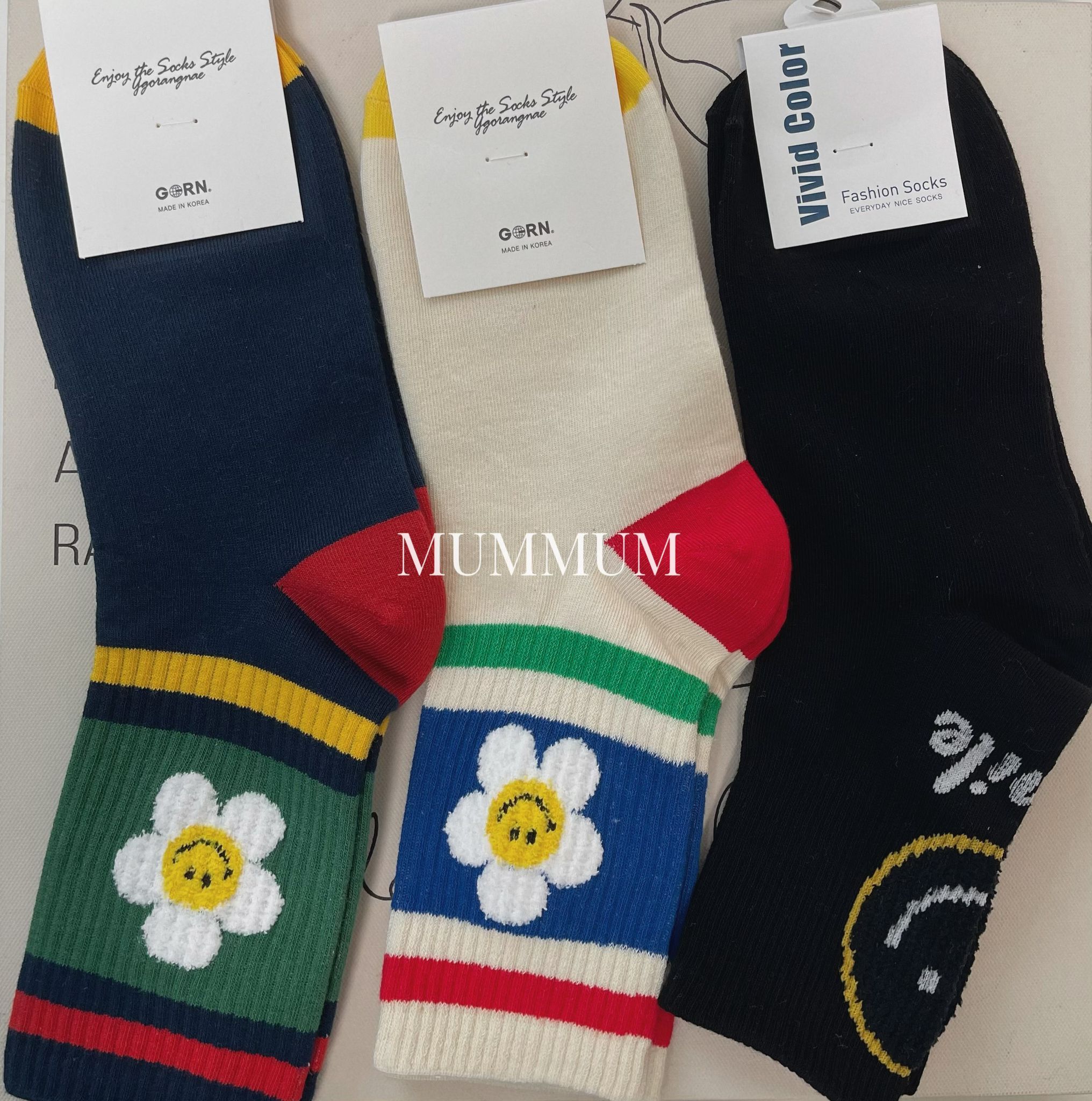 ac986/笑哈哈彩色系列襪