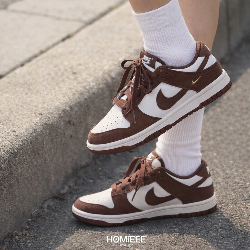 Nike Dunk Low Red Sepia 麂皮 小勾 女鞋 [IB4417-104]
