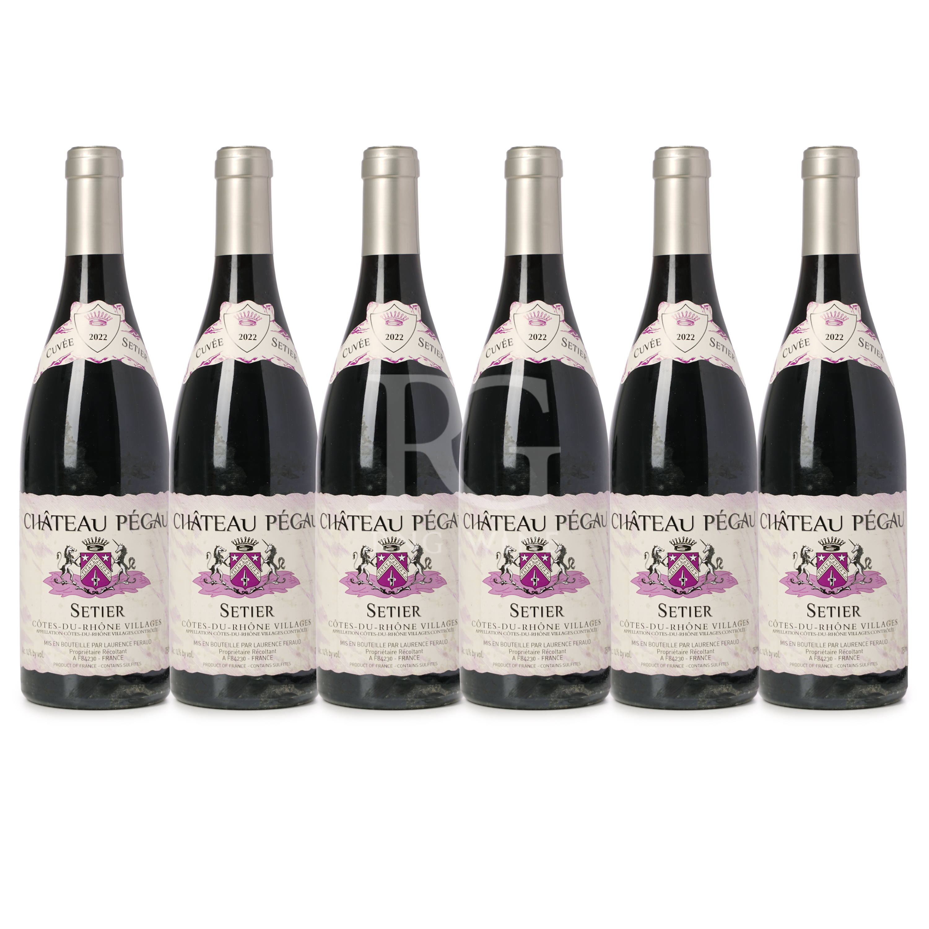 Chateau Pegau Cotes du Rhone Villages Cuvee Setier 2022 (RP93) - 6 Bottle Pack