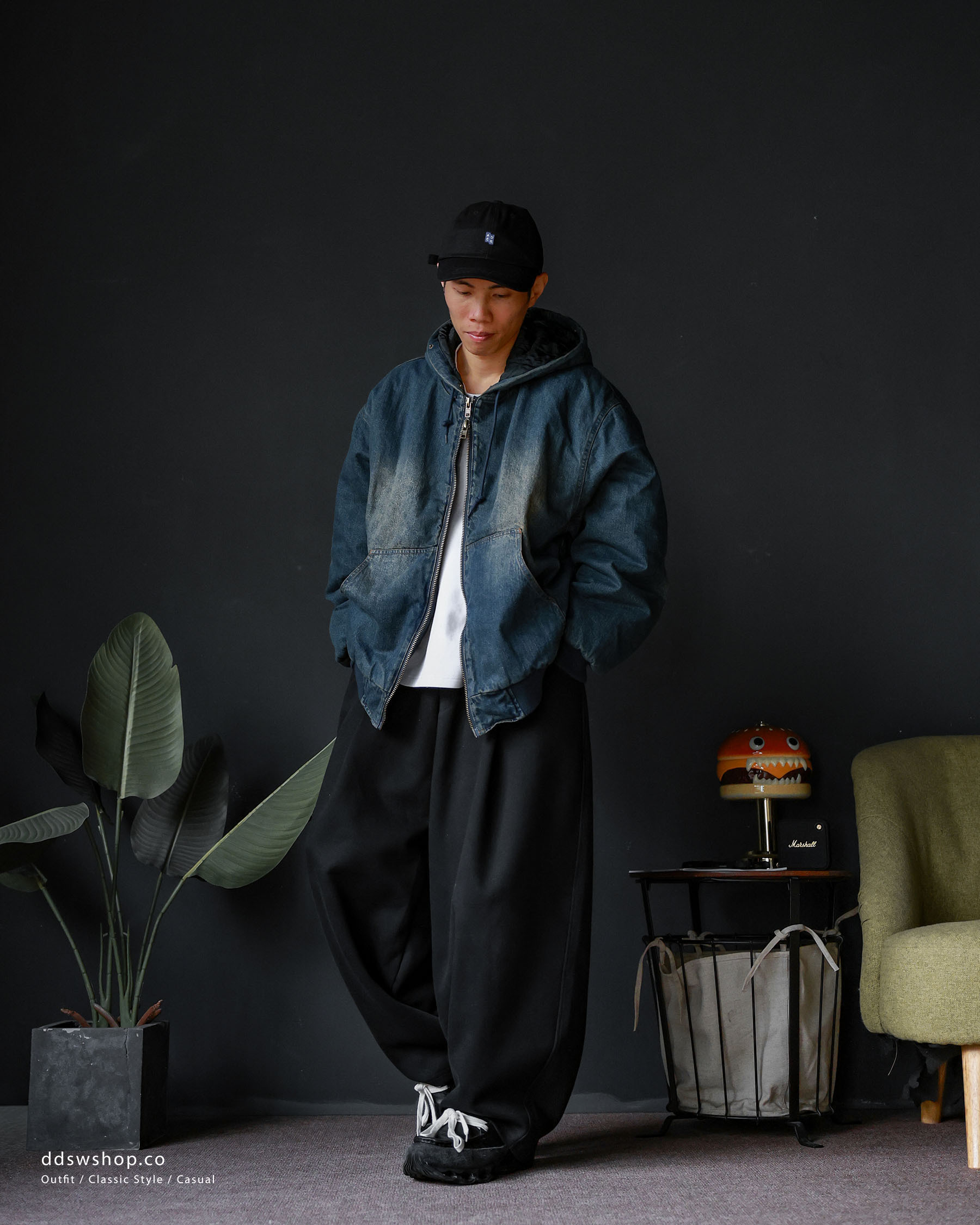 "代購" FREAK'S STORE 2WAY 保暖仿毛絨 連帽鋪棉外套