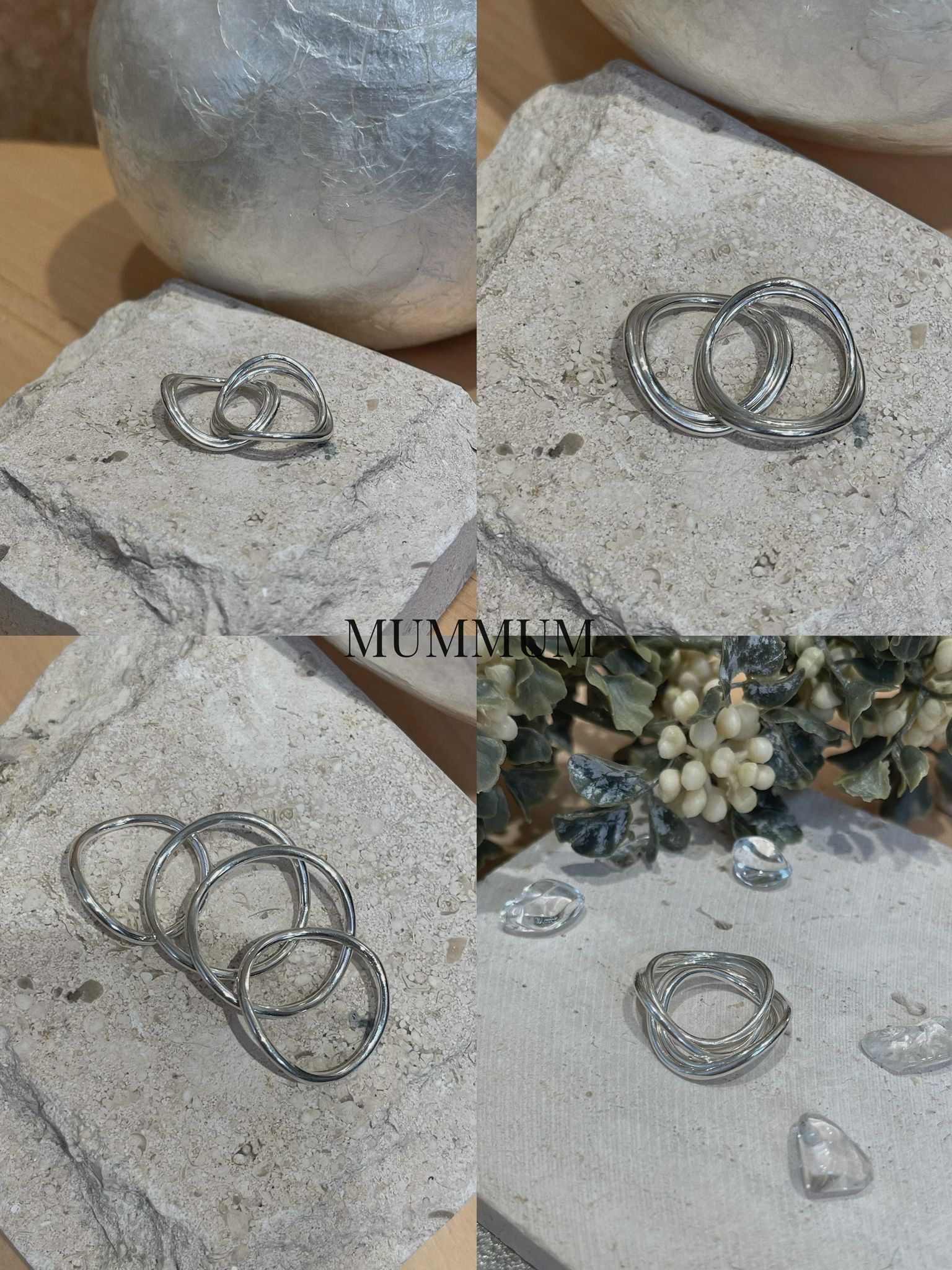 sl1249/ 四重奏戒指