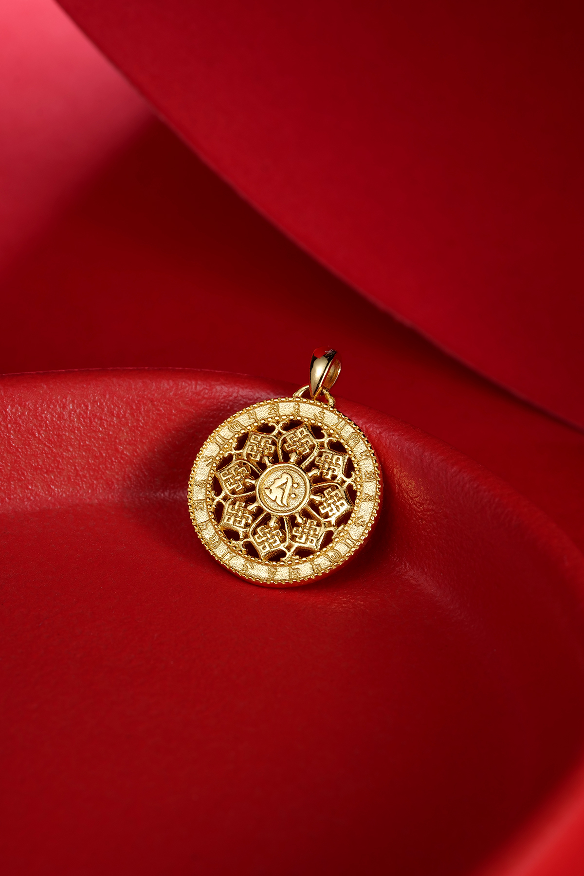 0225YKT06-碧霞師傅YKT-千手觀音 / 阿彌陀如來(鼠豬狗) (鍍玫瑰金20mm) A6A, (鍍黃金20mm) A6B, (鍍白金20mm) A6C, (鍍白金26mm) A6D