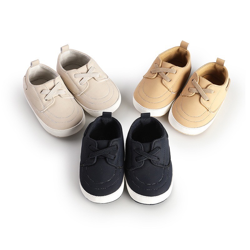 純色休閒學步鞋