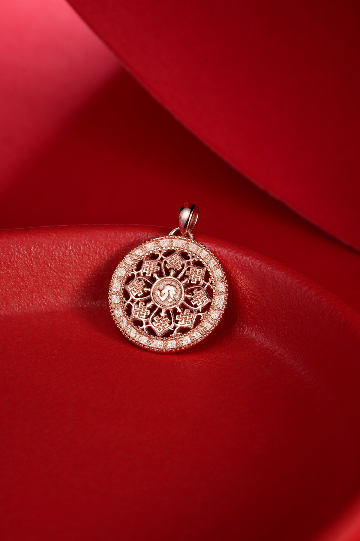 1223YT07-碧霞師傅YT-虛空藏菩薩 (牛/虎) (鍍玫瑰金20mm) A7A, (鍍黃金20mm) A7B, (鍍白金20mm) A7C, (鍍白金26mm) A7D (A7)