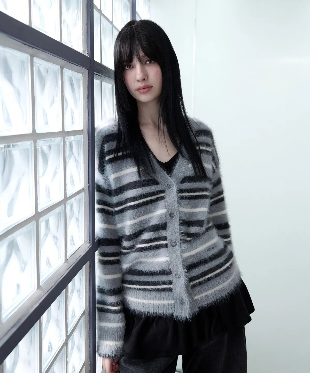 ROLAROLA FLUFFY LOOSE FIT CARDIGAN