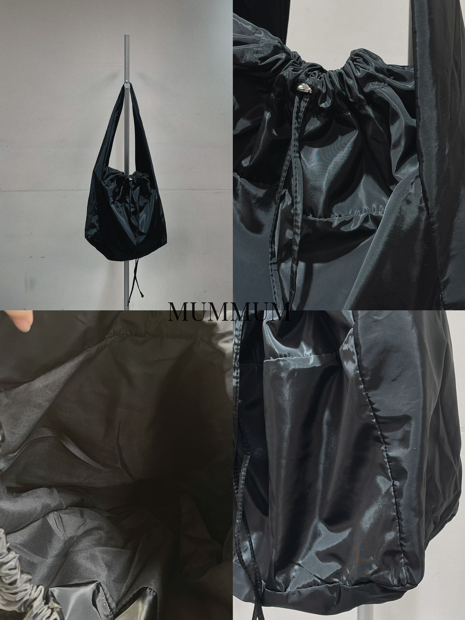 ac992/索繩大容量單肩袋