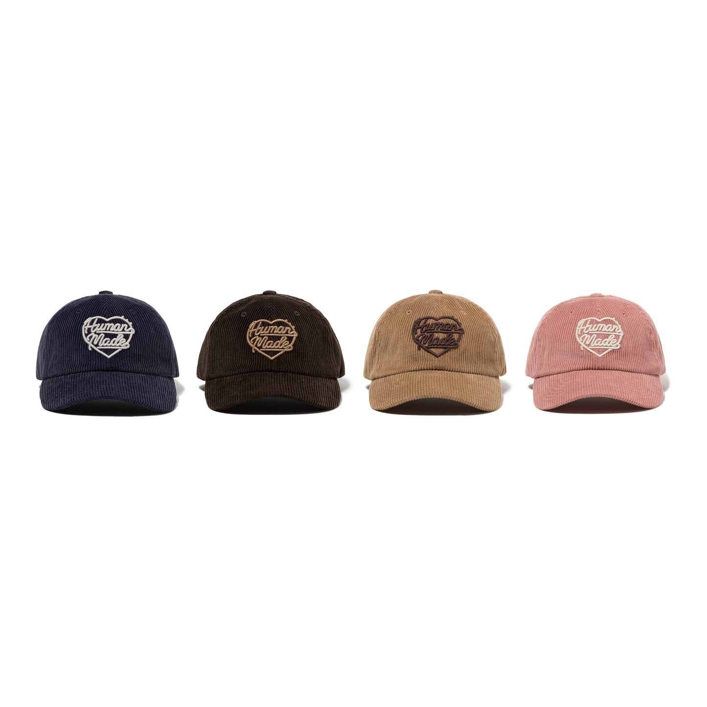2025AW HUMAN MADE 6PANEL CORDUROY CAP LV愛心 燈芯絨 帽子 棒球帽 現貨 HM30GD071