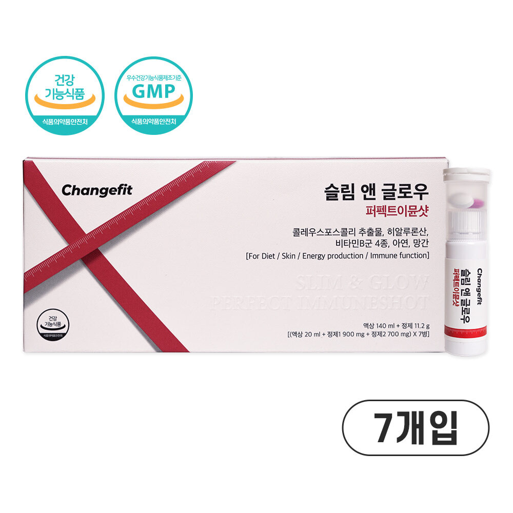 SJ096 Changefit 雙倉紅尺瓶 液體20ml+片劑 2粒*7瓶(一周量) 一套4件 EXP:2026.05