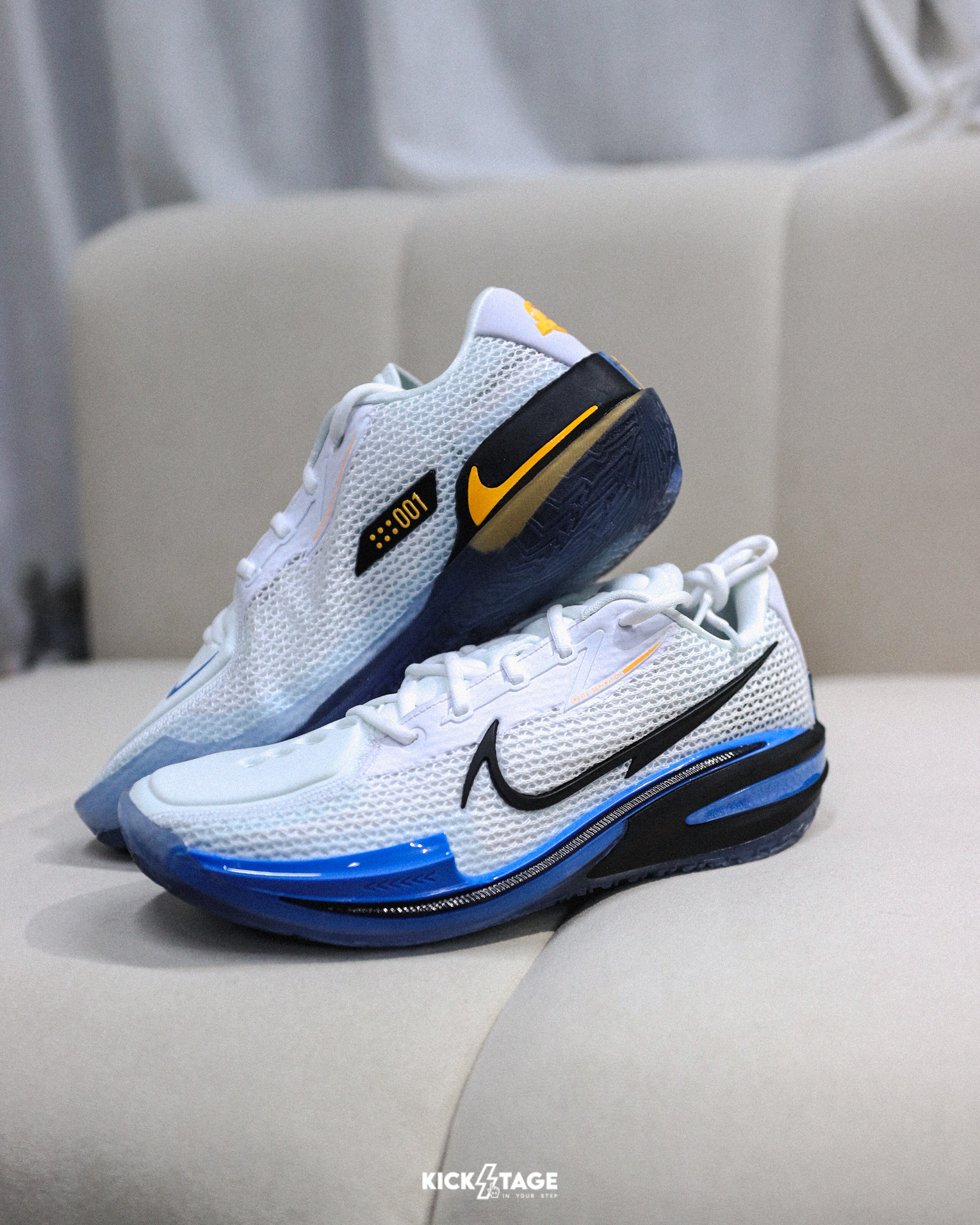 【連線代購商品】男鞋 NIKE AIR ZOOM GT CUT EP 'WHITE PHOTO BLUE' 白藍 緩震 實戰 籃球鞋【CZ0176-103】 GTCUT  Dylan Harper