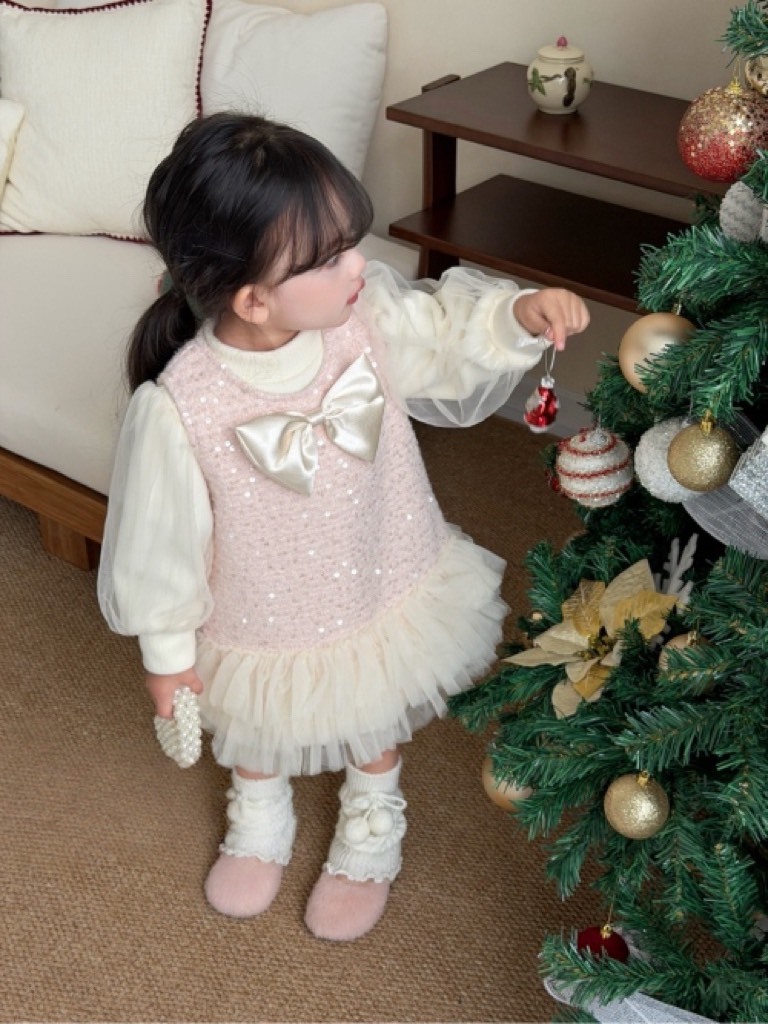 小香風鋪棉洋裝