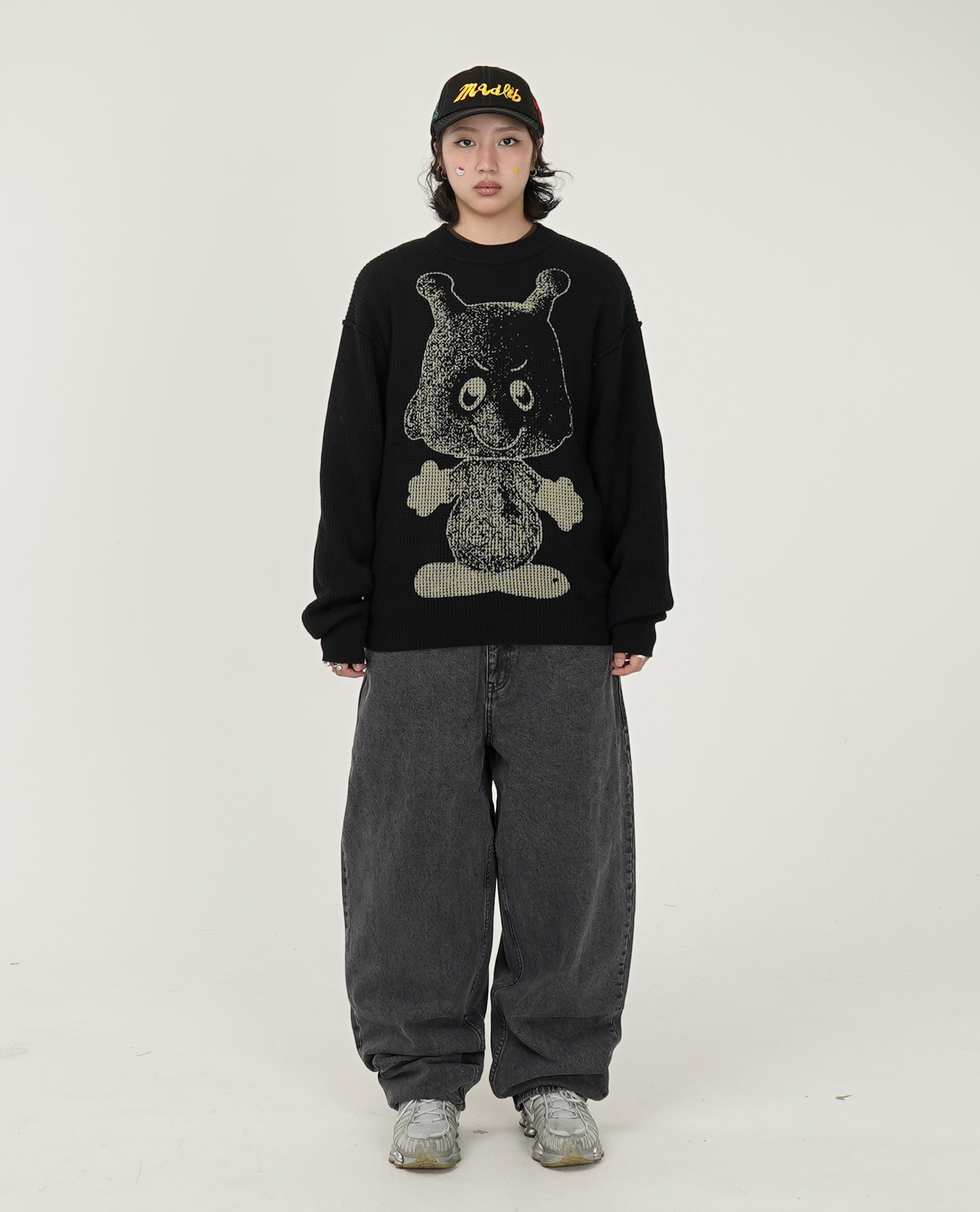 Dime Baggy Denim Pants (Knowtomatic Black) - 25 Holiday