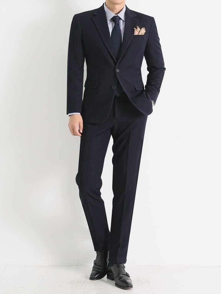 艾羅丹寧西裝外套 西裝褲 成套西裝