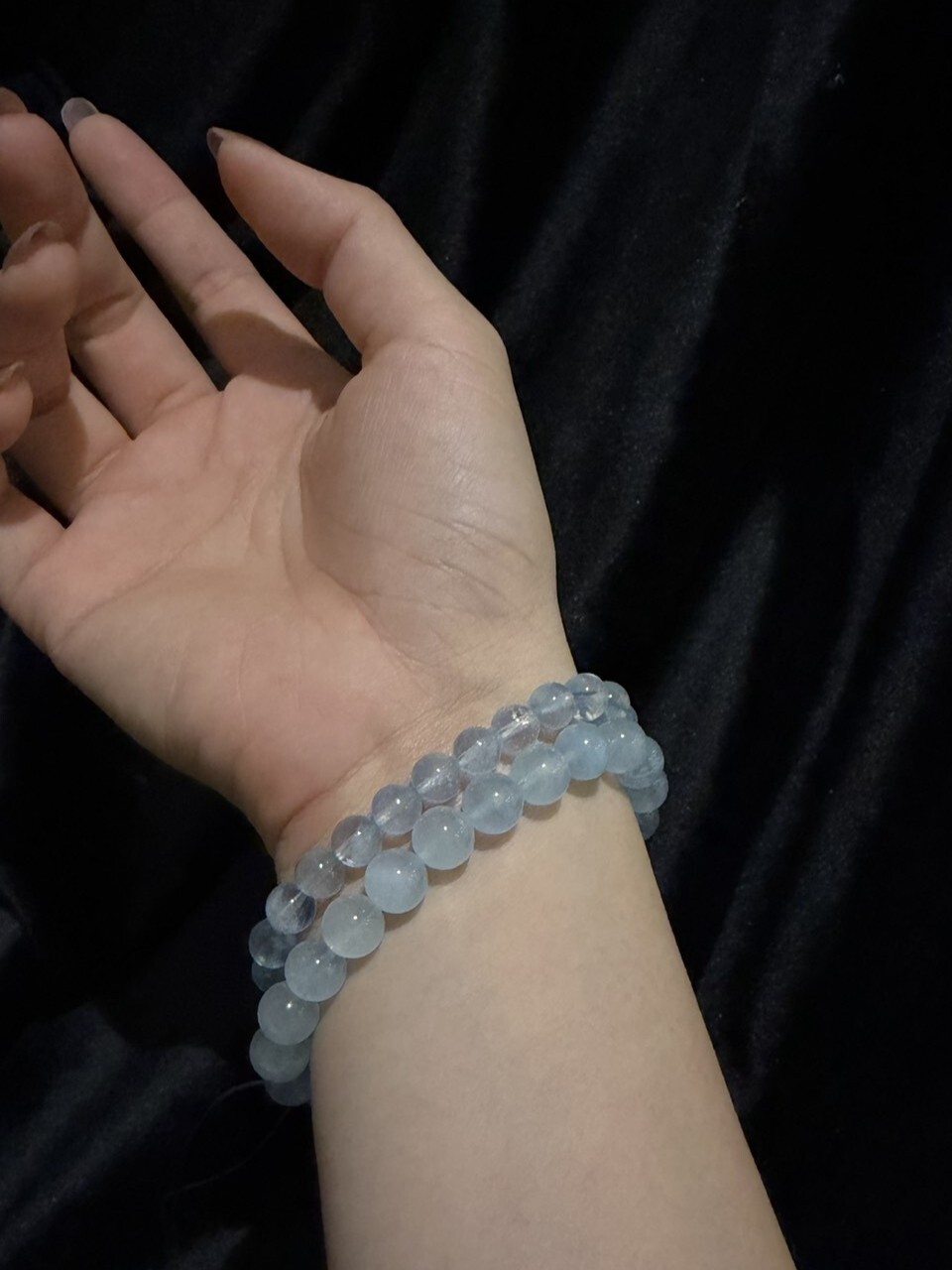 MD海藍寶溝通能量手鍊