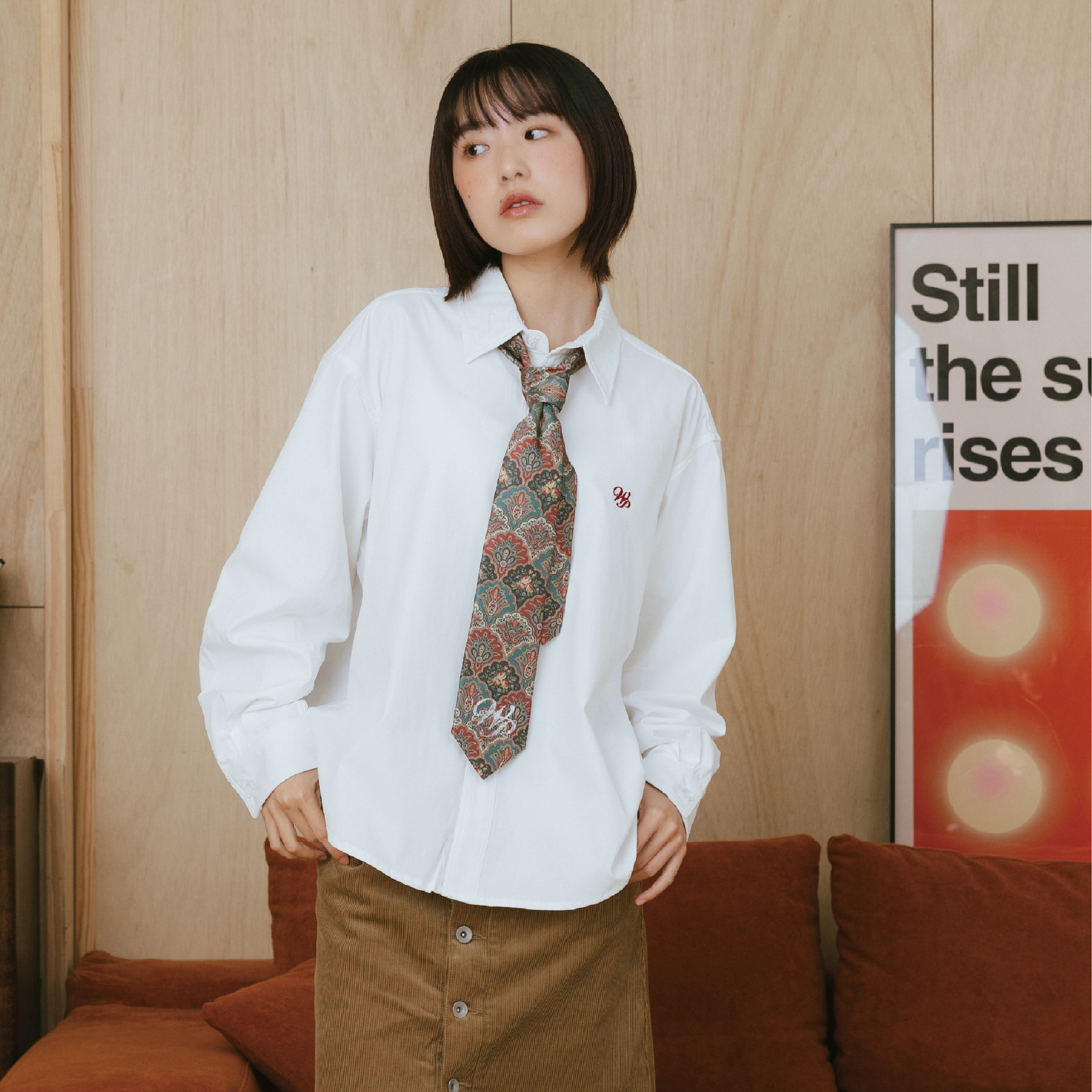 WODEN® x P.B.P Vintage Totem Tie 復古圖騰領帶