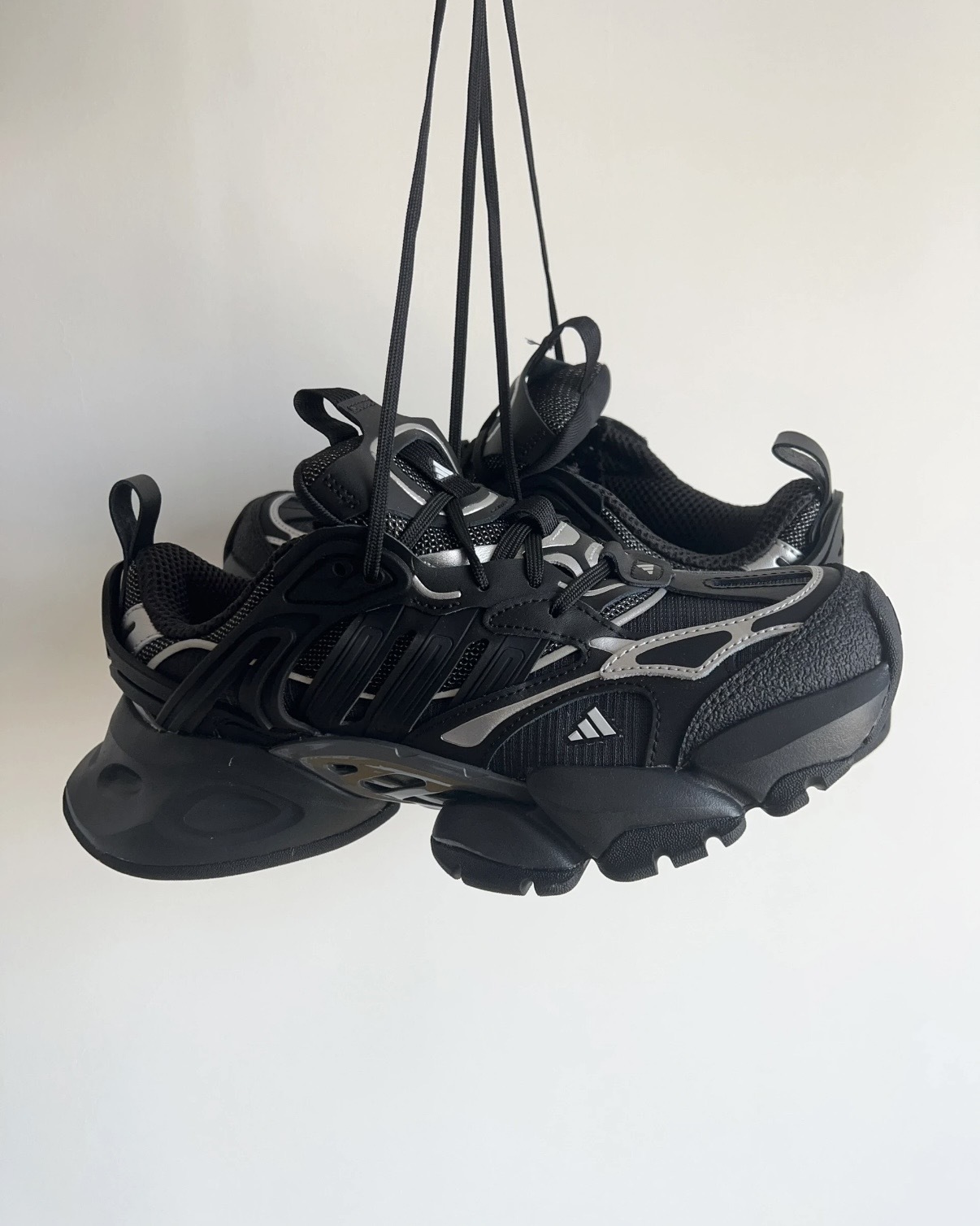 ADIDAS XLG RUNNER DELUXE 黑灰 灰銀 復古 老爹鞋 增高 厚底 男女鞋 IH0070 / 調貨