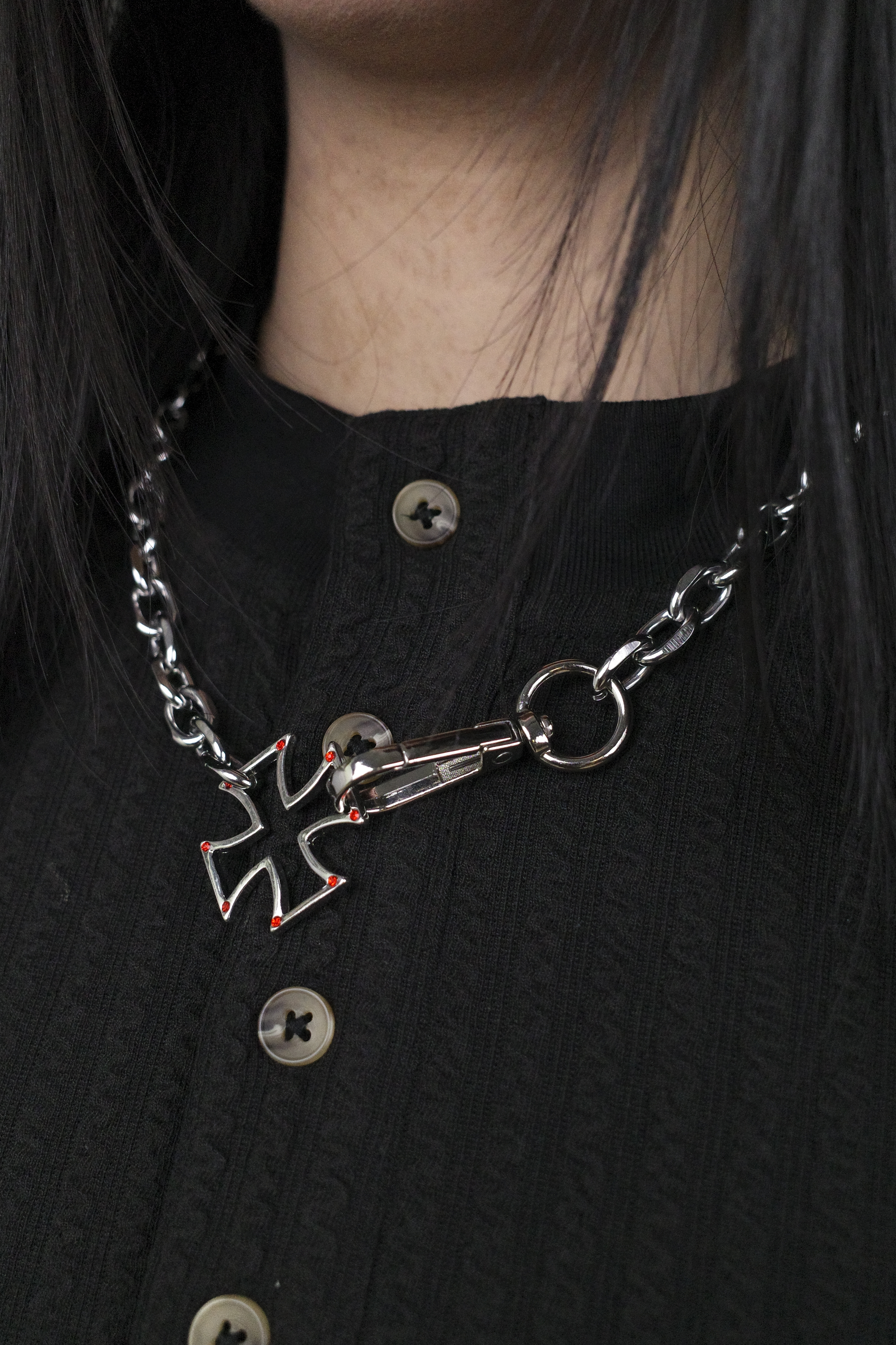 『Always_Good』十字 短款 頸鍊