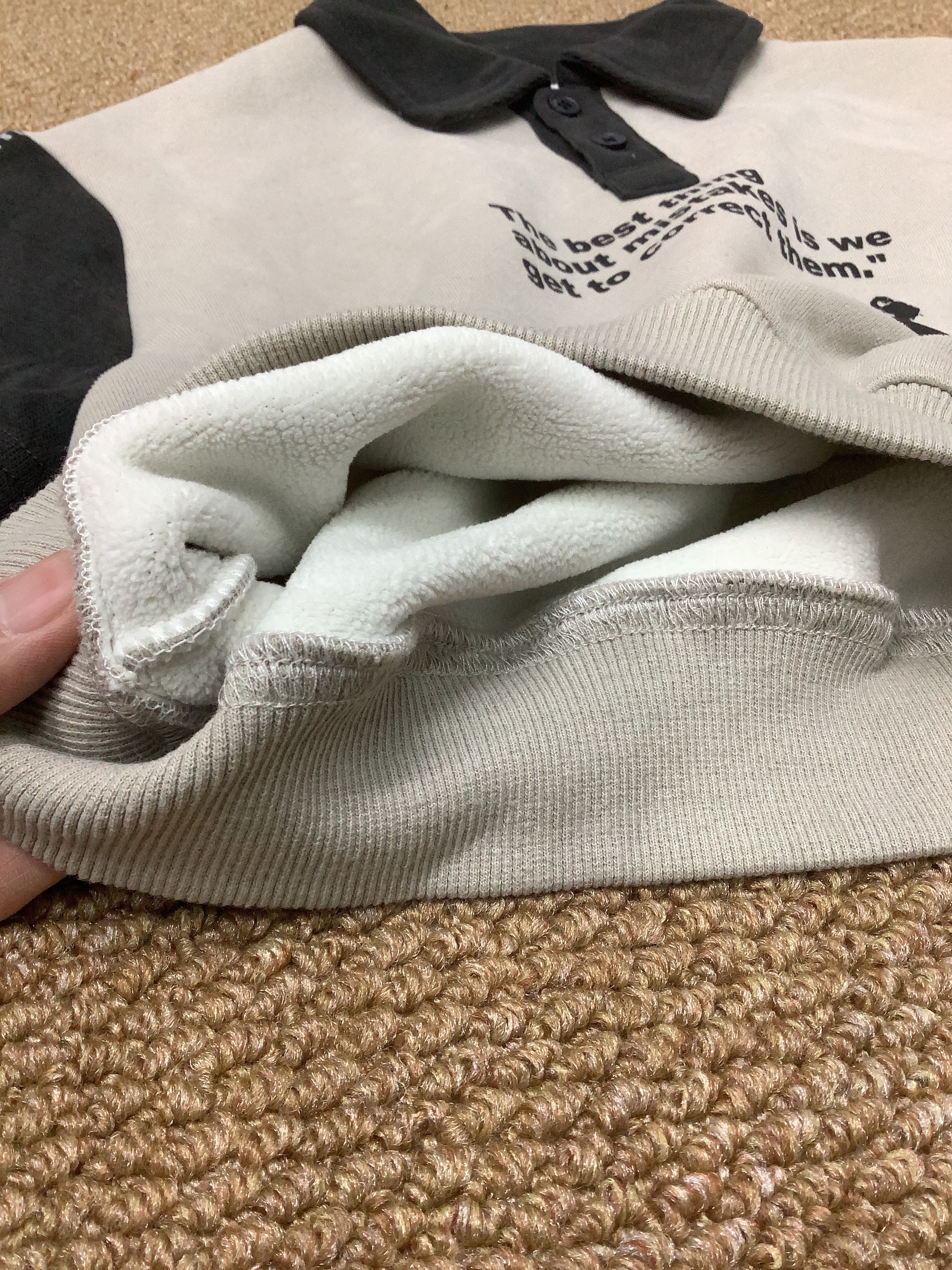 A03911假兩件POLO領上衣