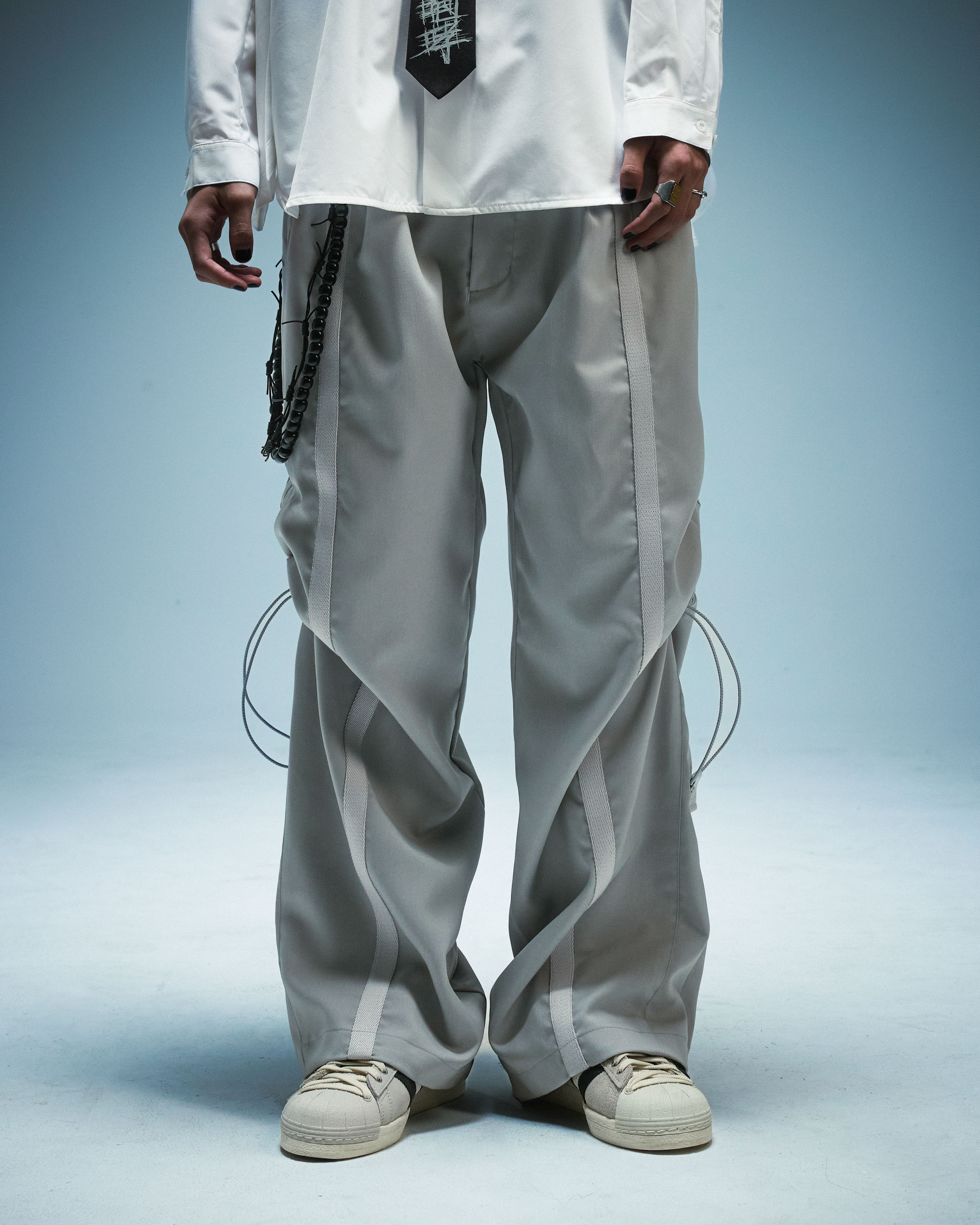 GOOPiMADE Nobleman Trousers with Thorns Chain - L-Gray