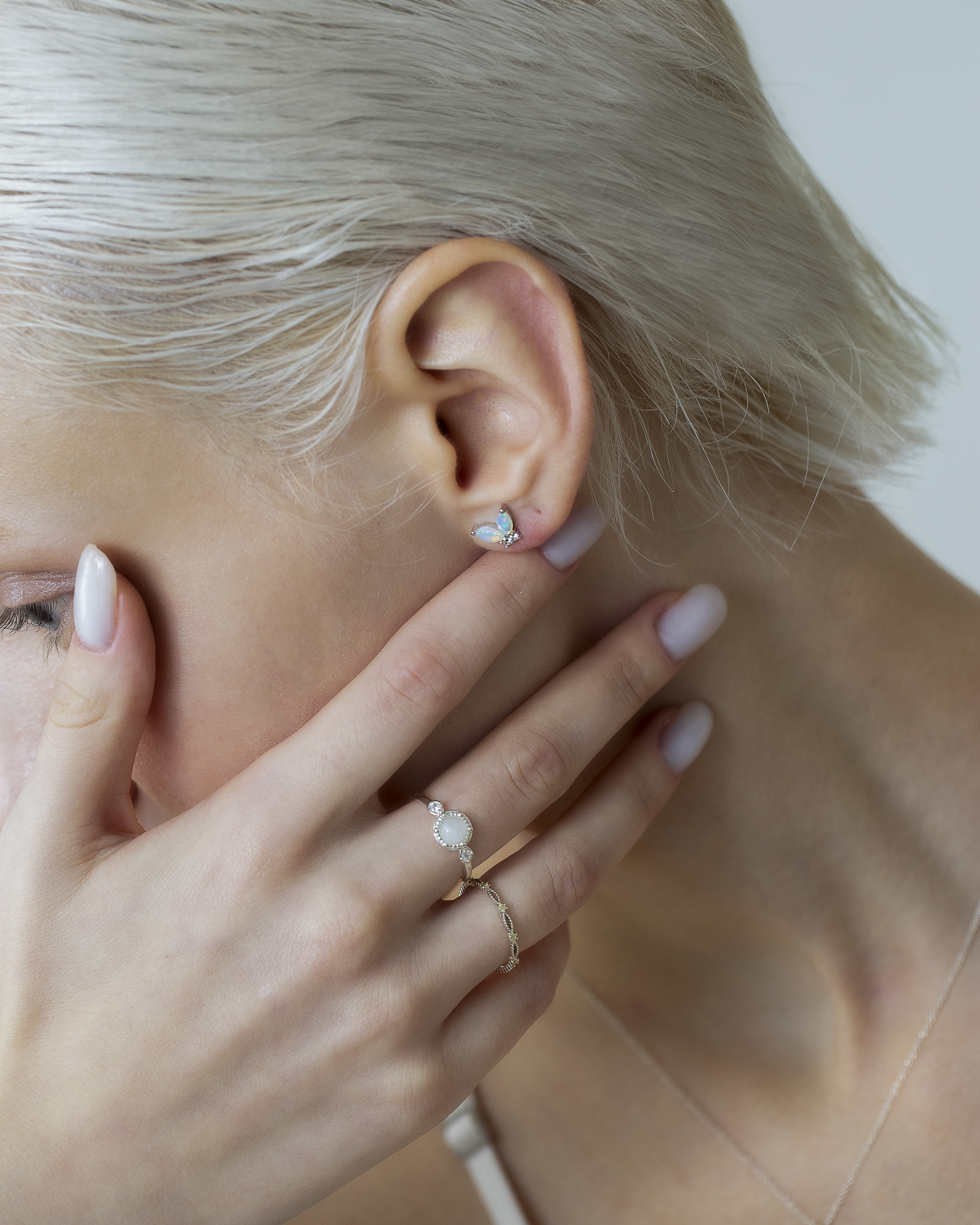 優雅眩目黃 戒指