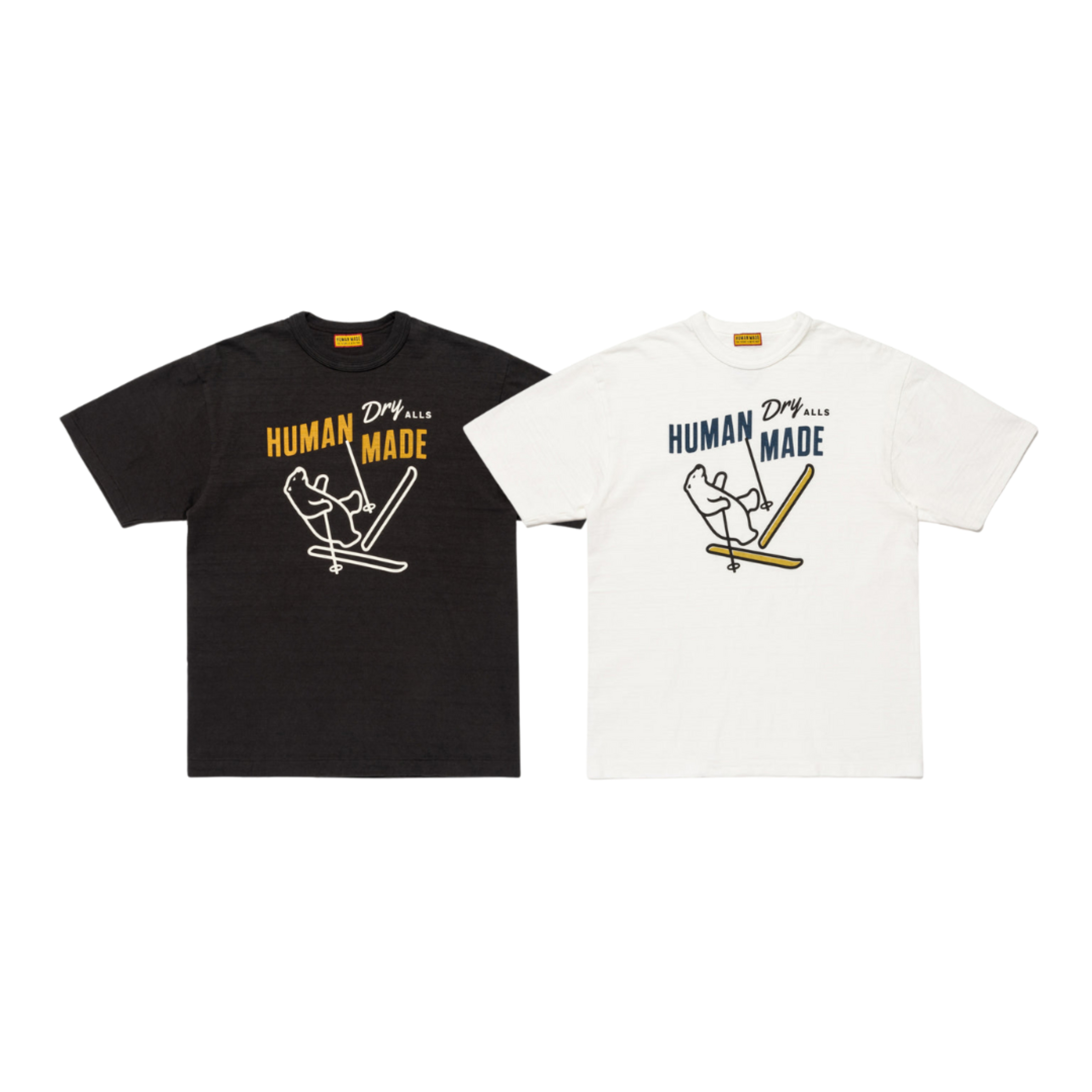 2025AW HUMAN MADE GRAPHIC T-SHIRT 滑雪 滑倒 北極熊 短T 現貨 HM30TE010