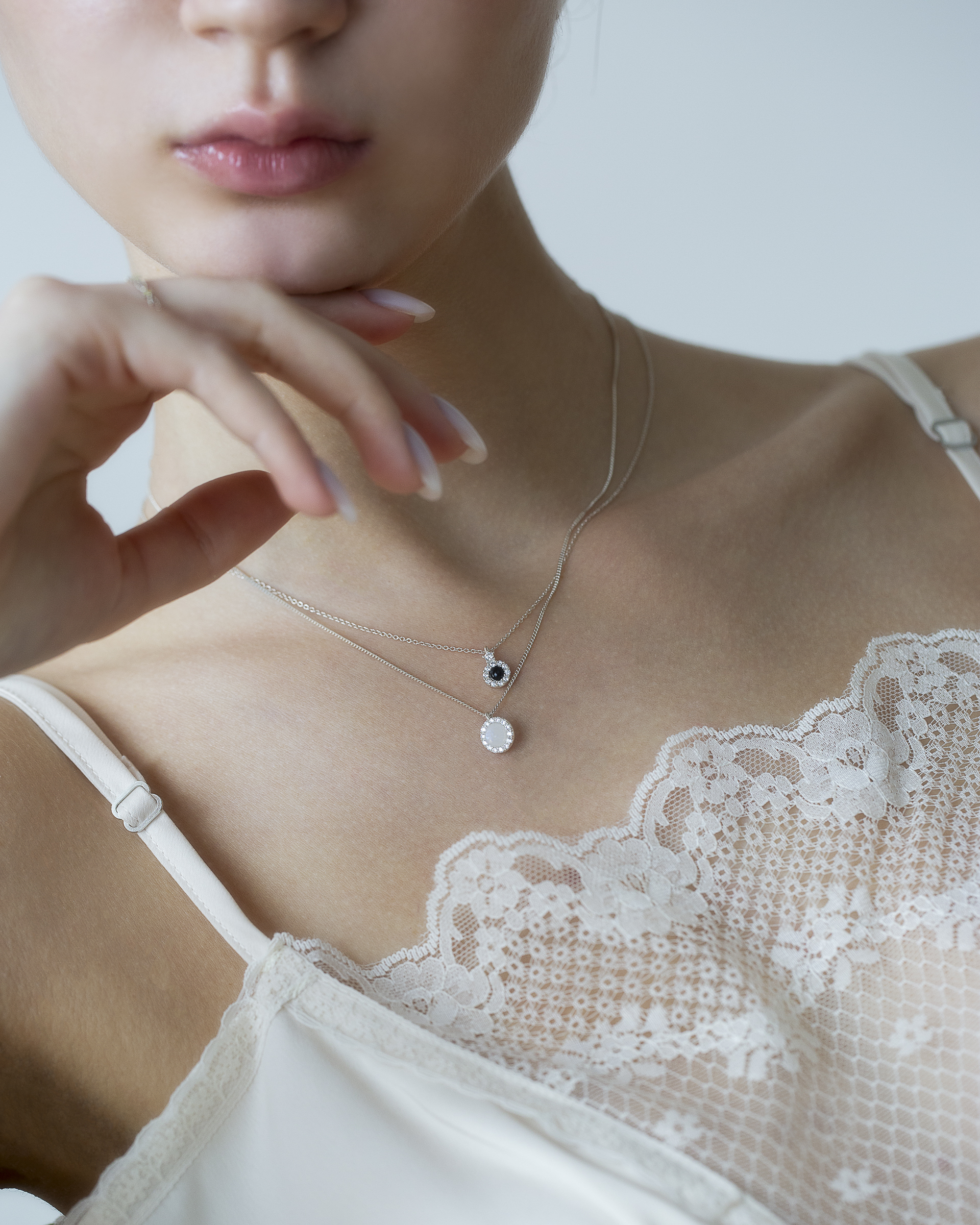 圓滿月光石 項鍊