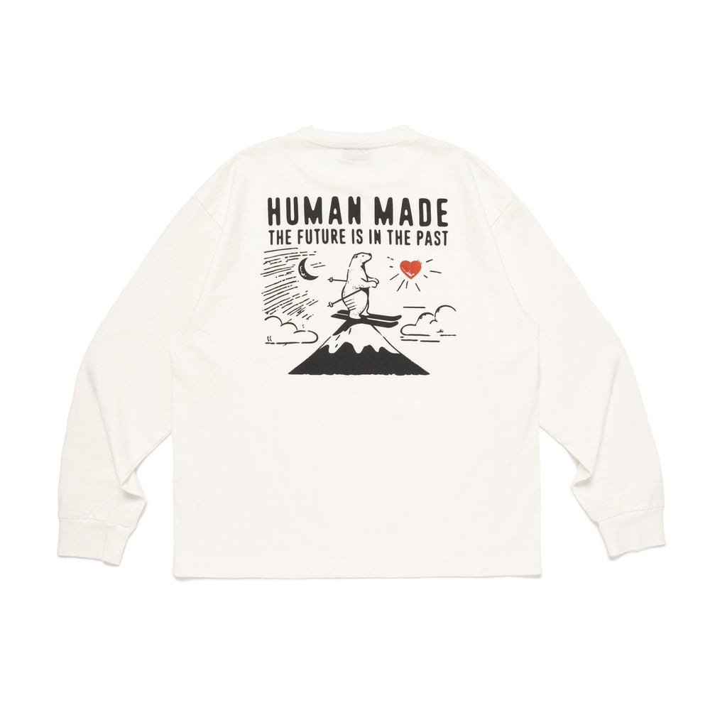 2025AW HUMAN MADE GRAPHIC L/S T-SHIRT 滑雪 登頂 北極熊 長T 現貨 HM30CS027