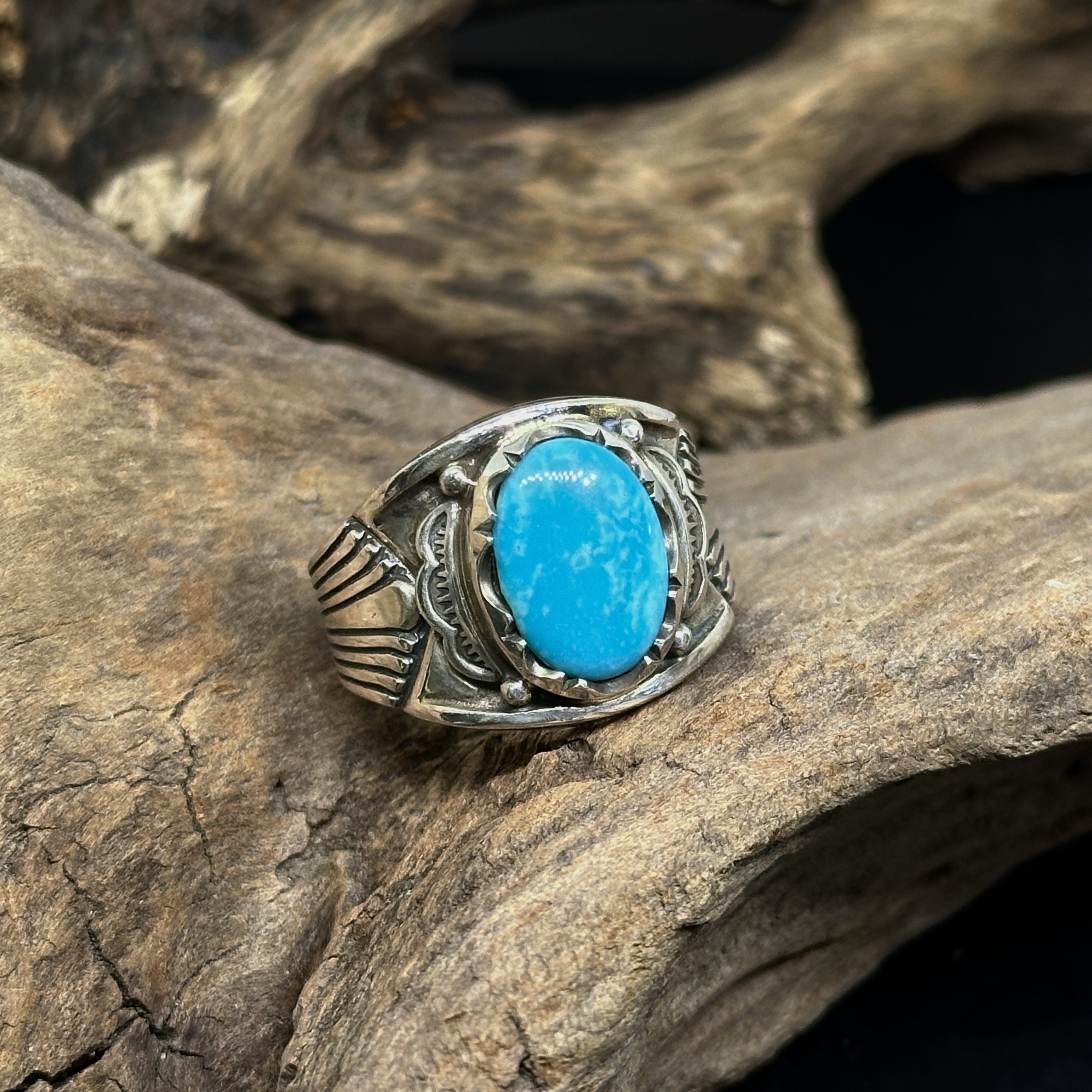 G_Smith-純銀鑲Nacozari 松石戒指