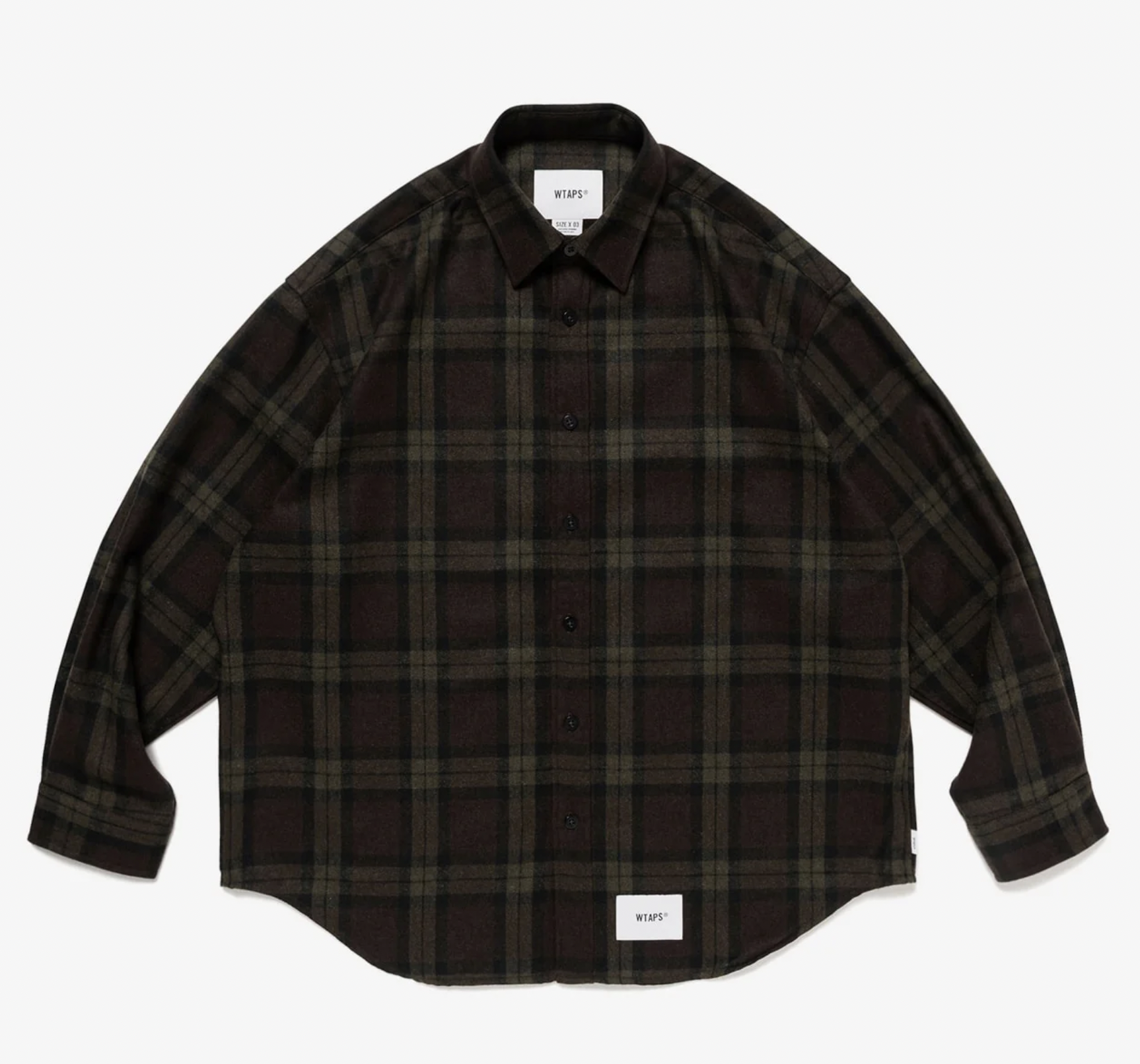 [現貨] WTAPS FW25 TXT 01 / LS / WOPL. TWEED. TEXTILE. OF | OLIVE / NAVY