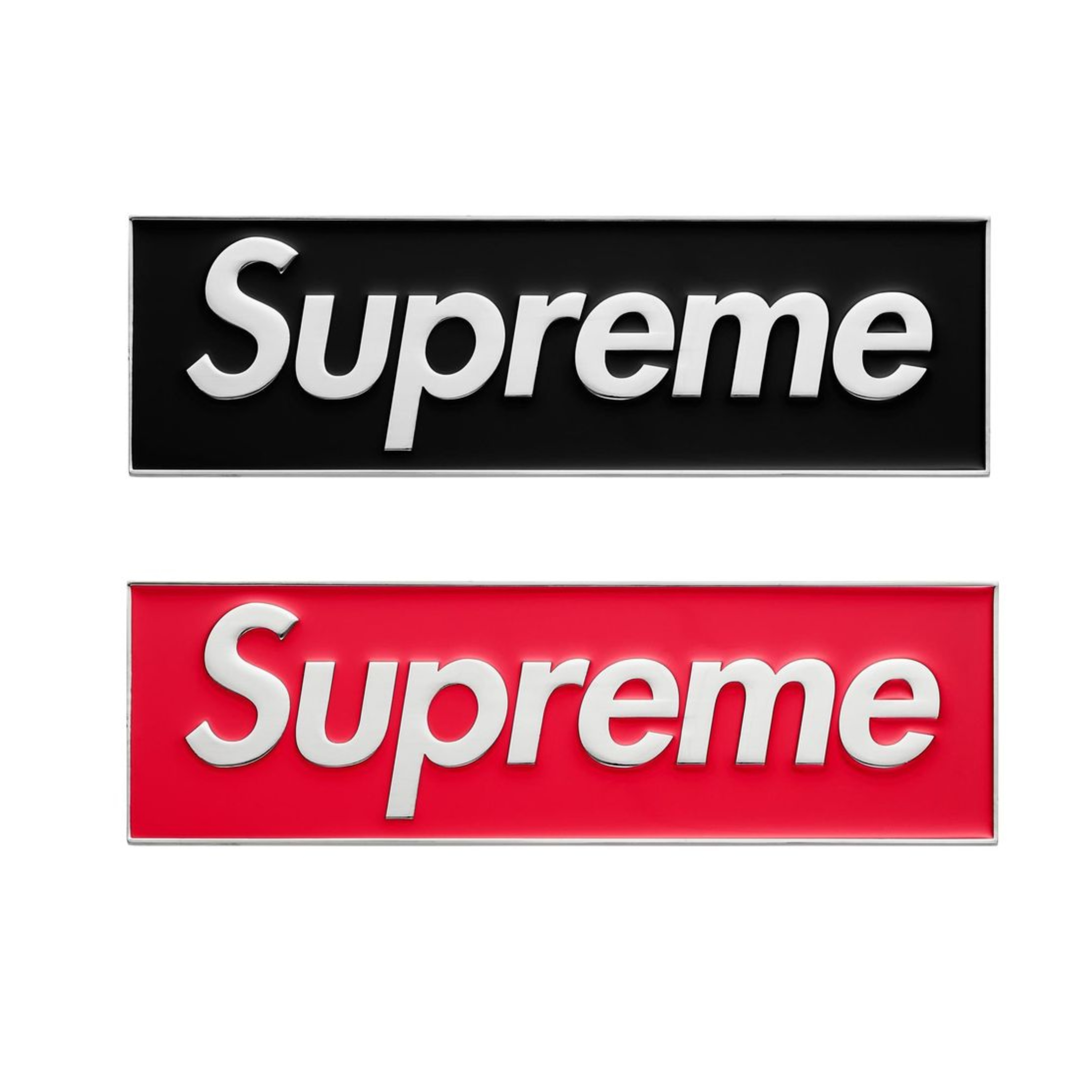 2025AW SUPREME BOX LOGO CAR EMBLEM 汽車 車牌 裝飾 擺飾 現貨 FW25A112
