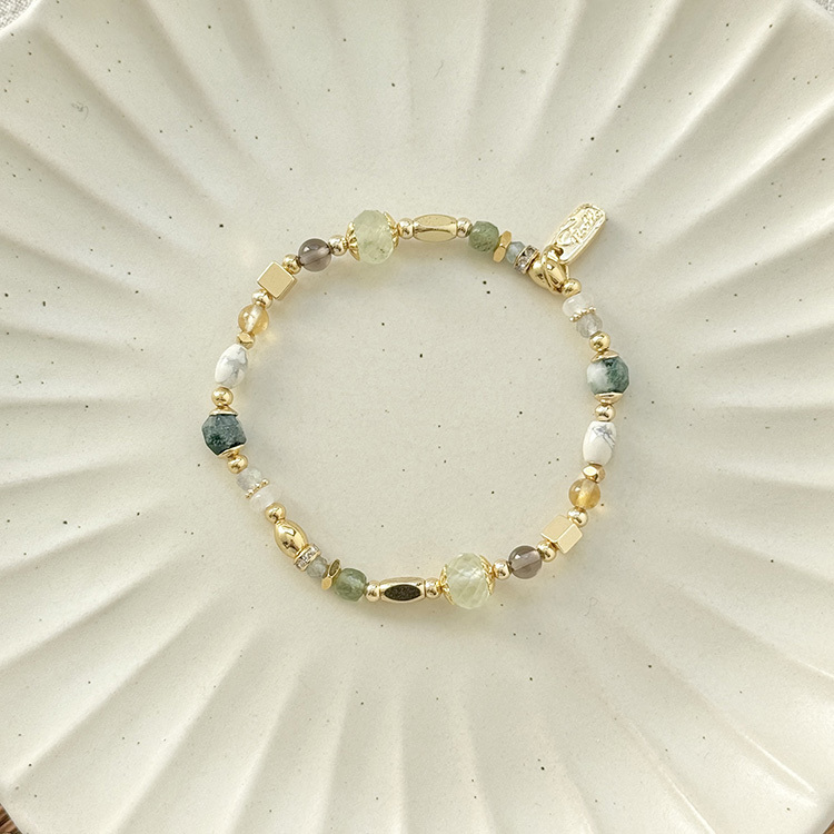 生日花 • 壹月肆 • 榛樹 – 葡萄石 – 手鍊