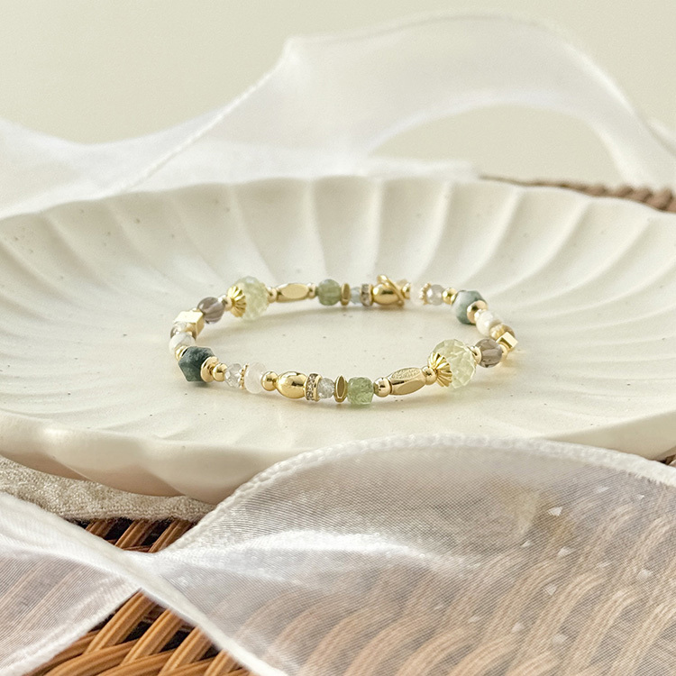 生日花 • 壹月肆 • 榛樹 – 葡萄石 – 手鍊