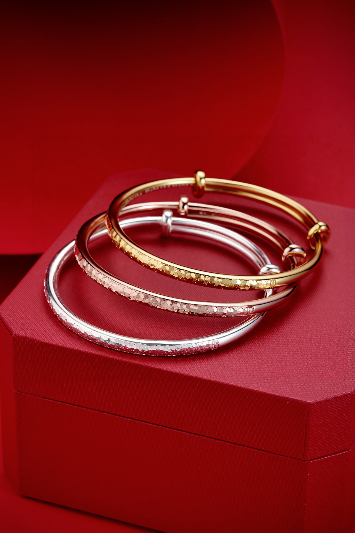 1223YT14-碧霞師傅YT-黃財神旺財手鐲 55mm 鈍銀 (鍍玫瑰金)A14A, (鍍黃金)A14B, (鍍白金)A14C (A14)