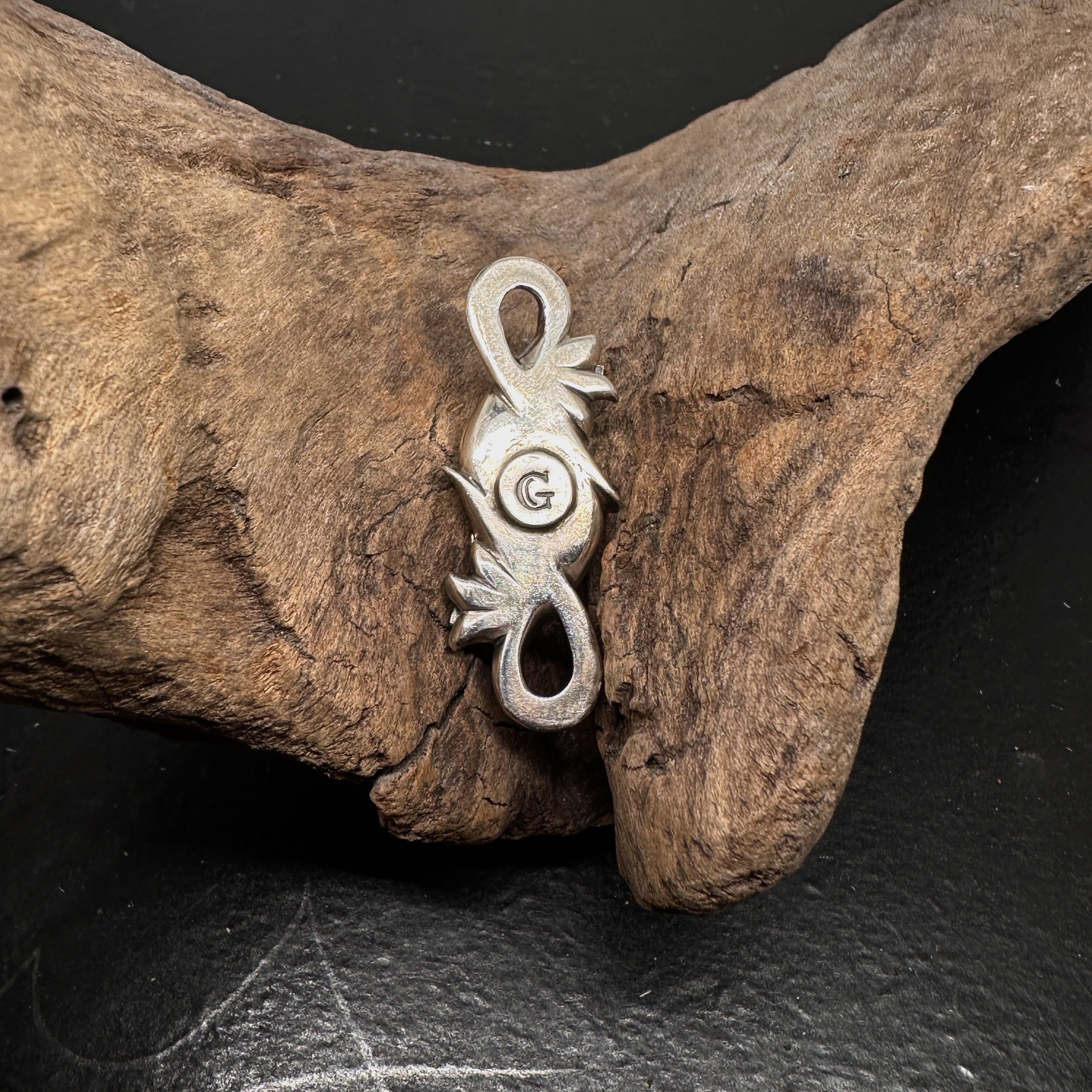 G_Smith-純銀鑲Kingman松石吊墜