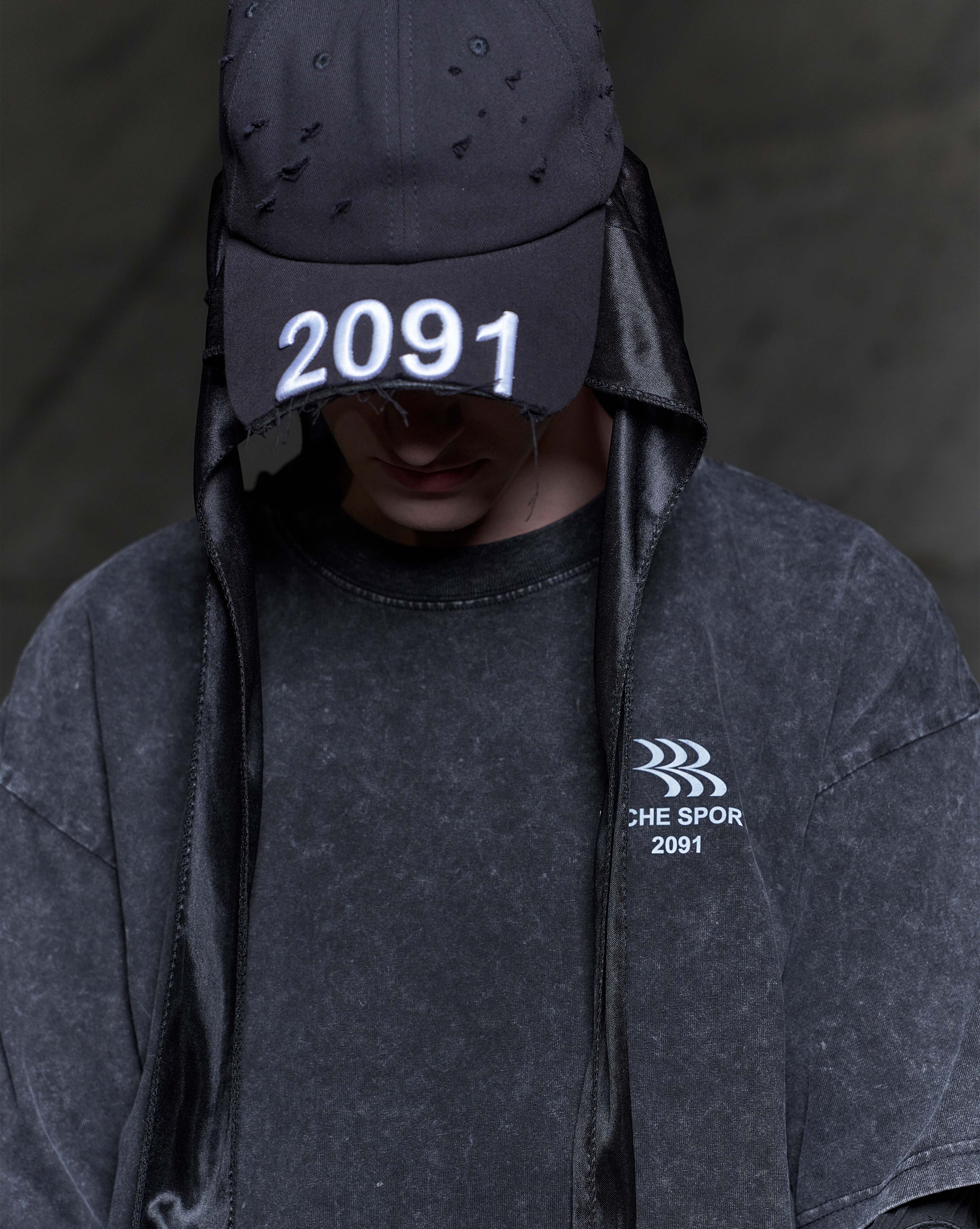 Bornrich｜Cut Off Cap 2091 (Black)