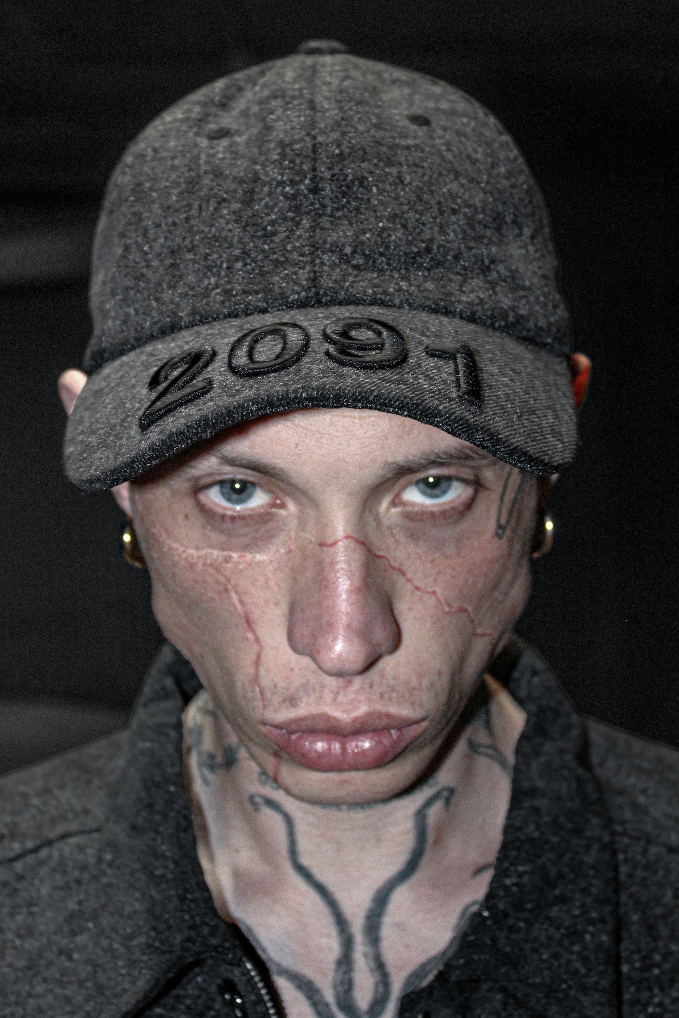 Bornrich｜2091 Reflective Cap (Black)