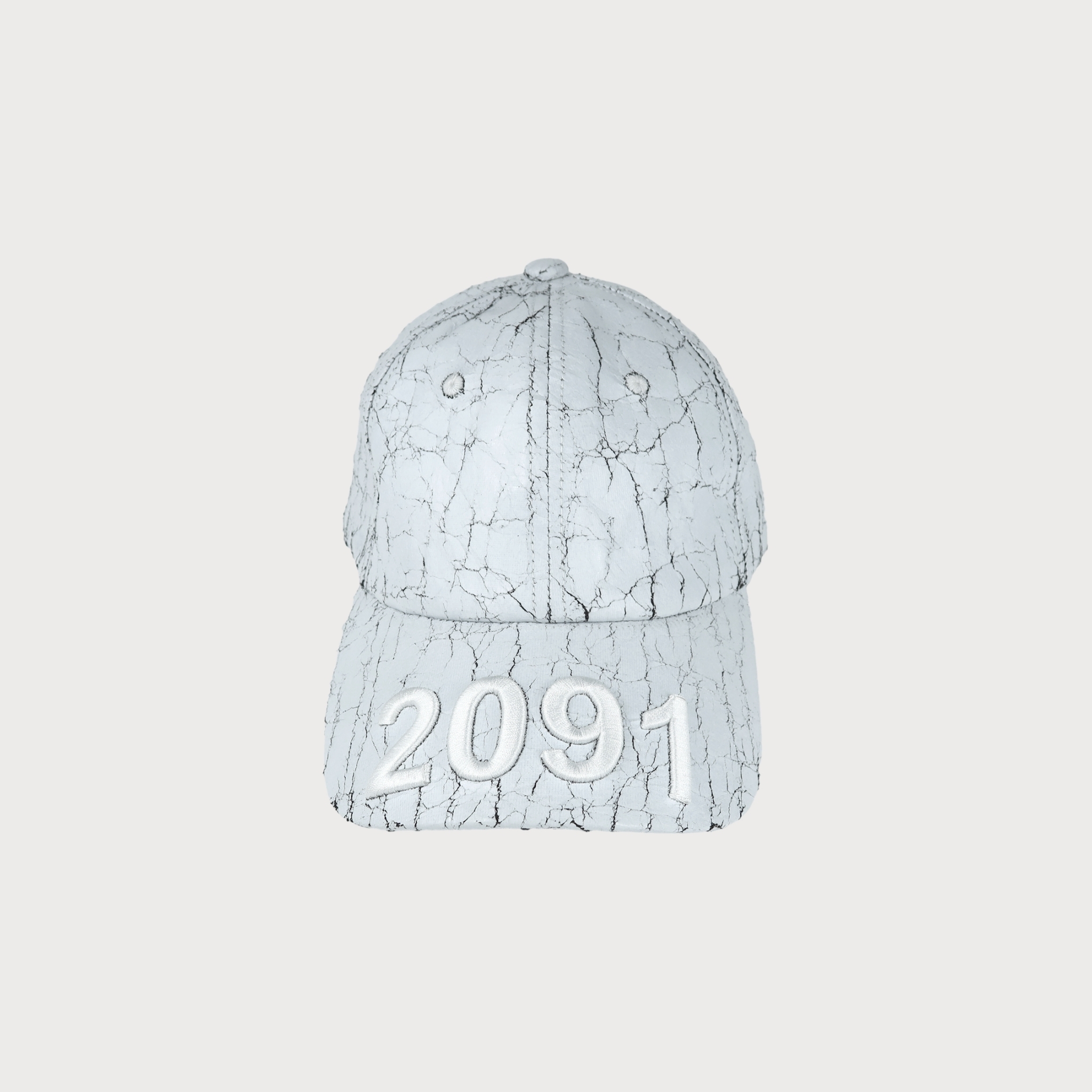 Bornrich｜2091 Crackle Cap (White)