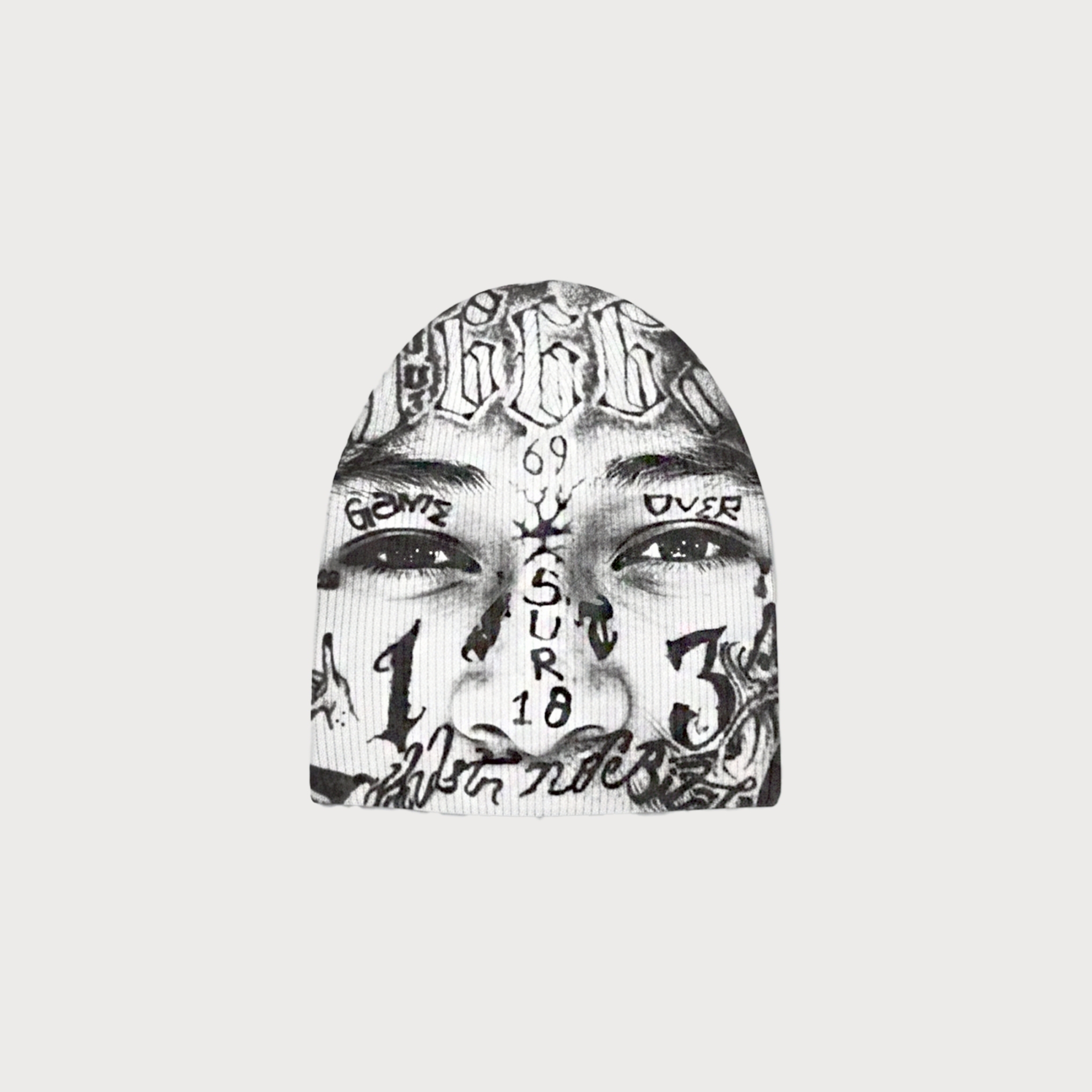 Bornrich｜MS-13 Beanie (White)