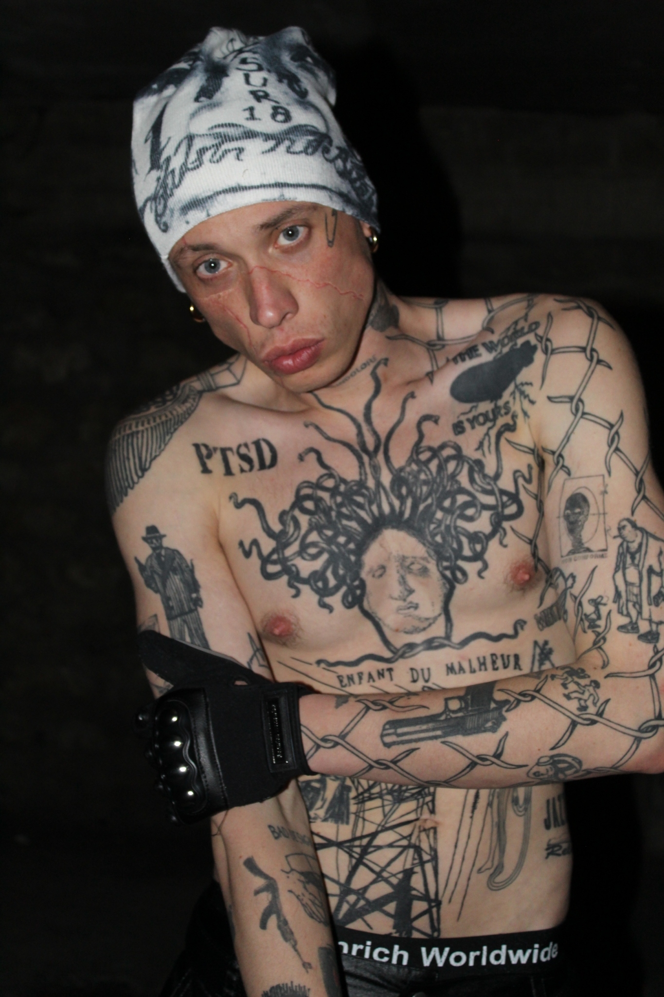 Bornrich｜MS-13 Beanie (White)