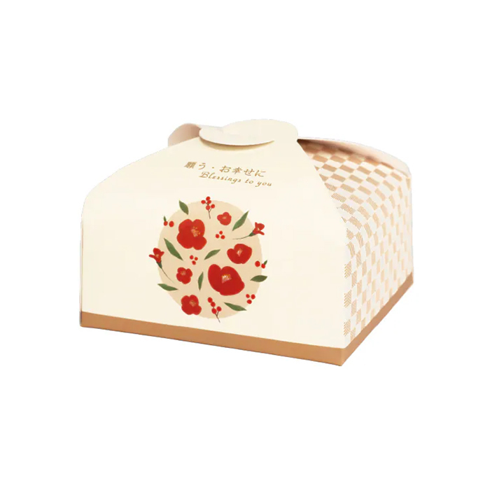 雙扣迷你盒 花漾祝福 10入/包 9.4*8*6.5cm【3-39425】