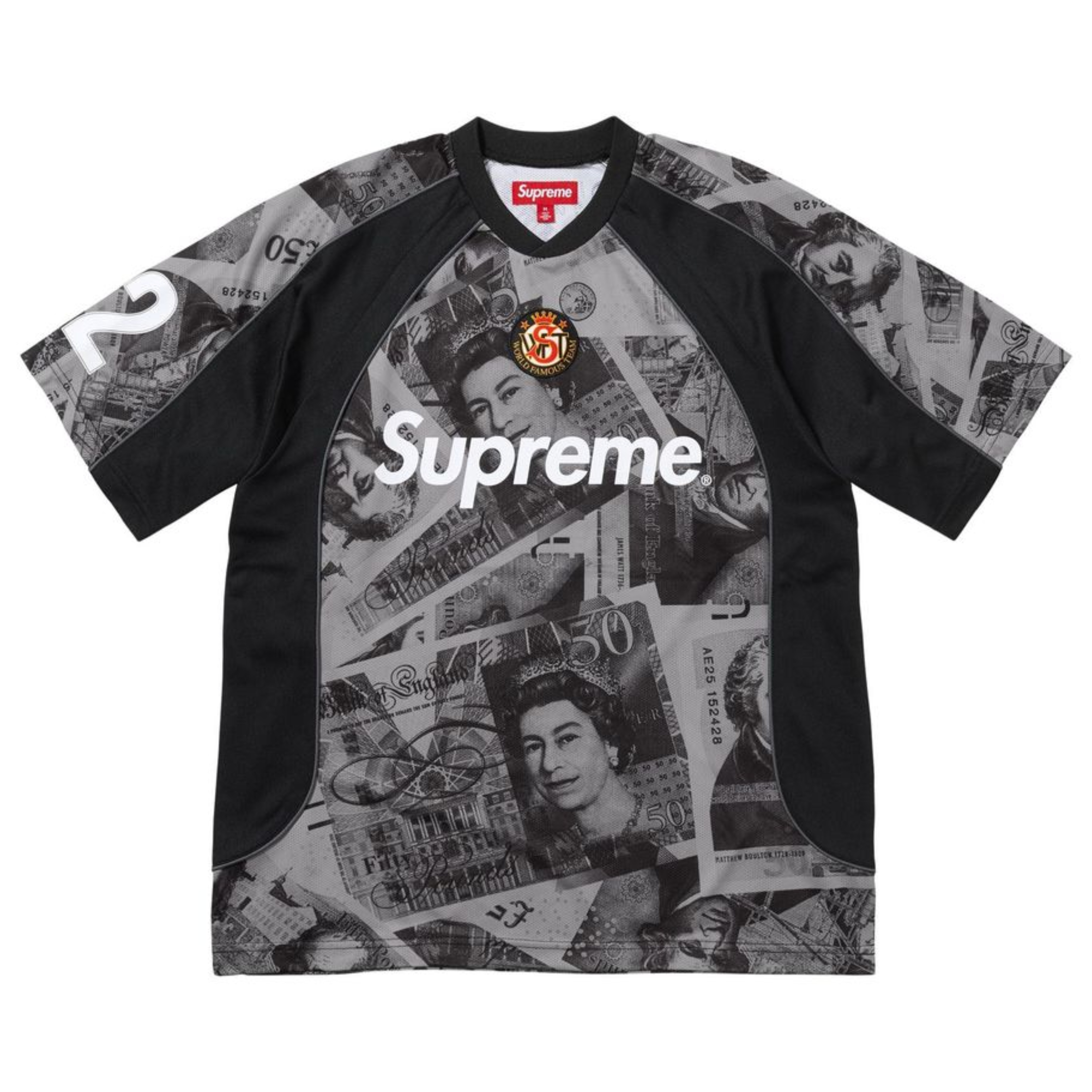 2025AW SUPREME POUNDS SOCCER JERSEY 短袖 短T LOGO 足球衫 球衣 現貨 FW25KN83