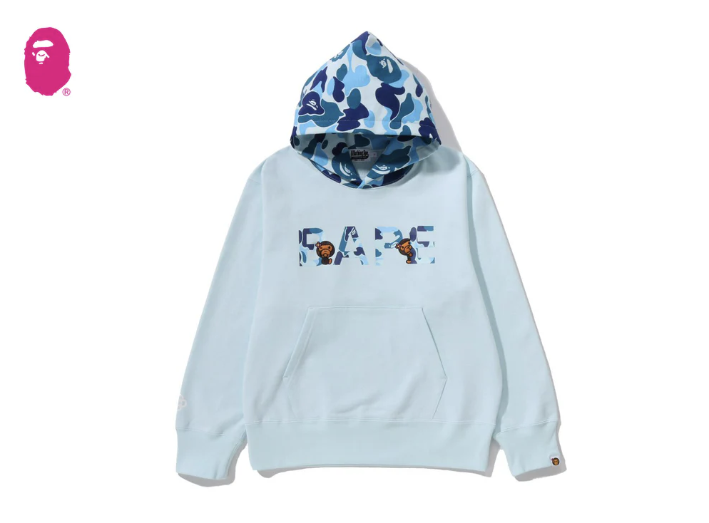 【BAPE女生】1220 發售 ABC CAMO LOGO WITH BABY LISA PULLOVER HOODIE