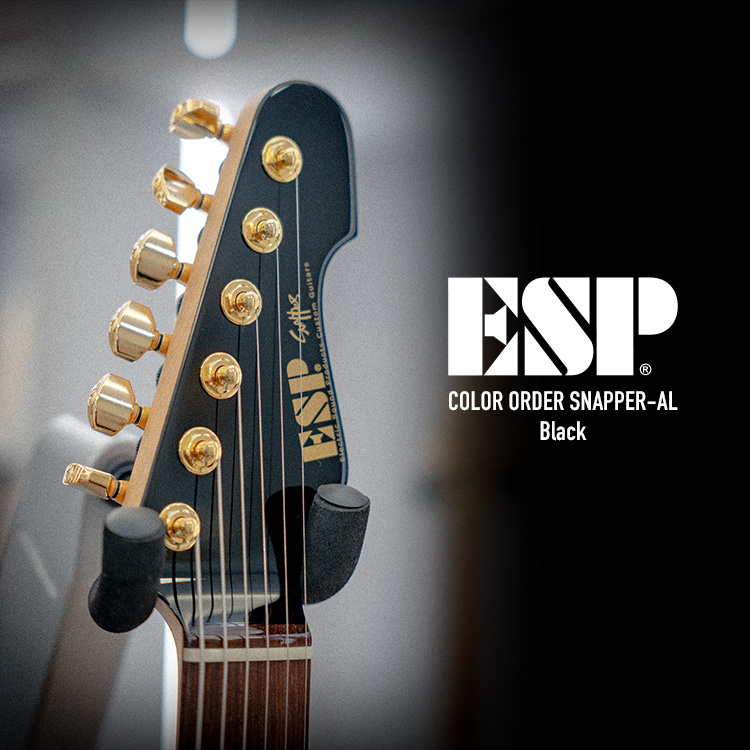 日廠ESP Original Color Order SNAPPER-AL Black 電吉他ESP 所