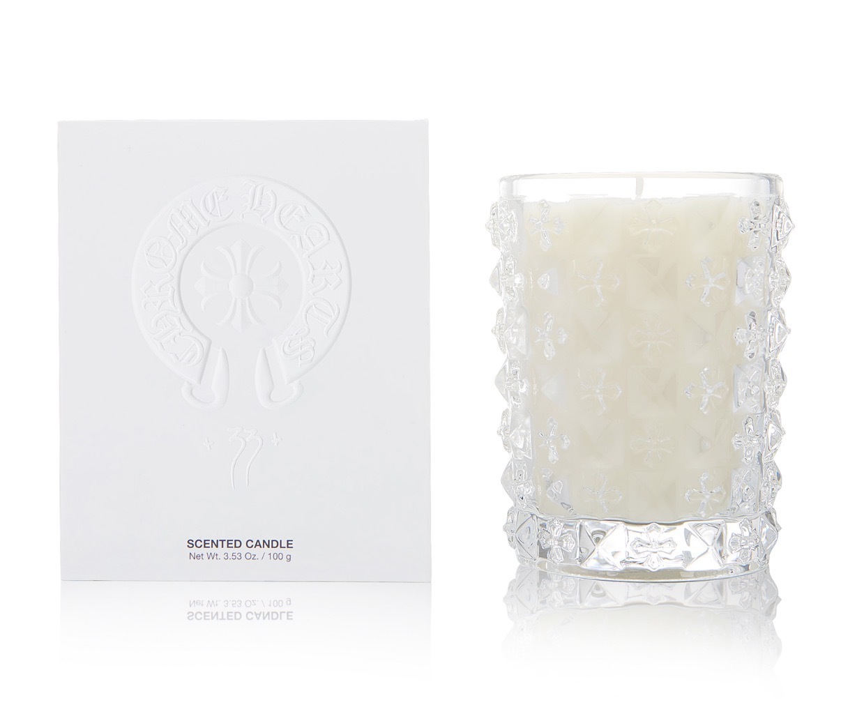 Chrome hearts SCENTED CANDLE 100G +33+ CRYSTAL HOLDER