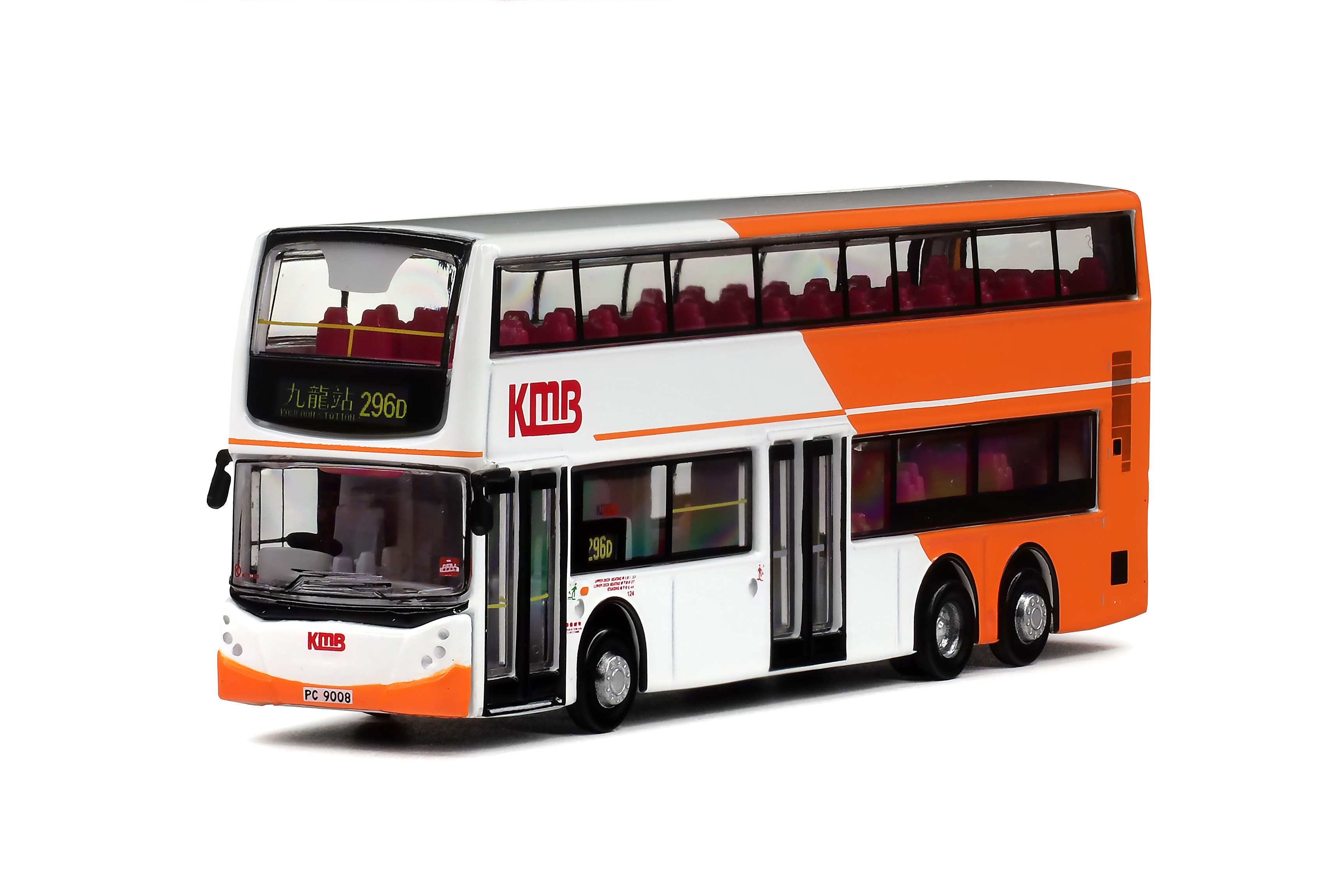 KMB2025062 1:120 九巴丹尼士三鋒歐盟四型12米 (296D)