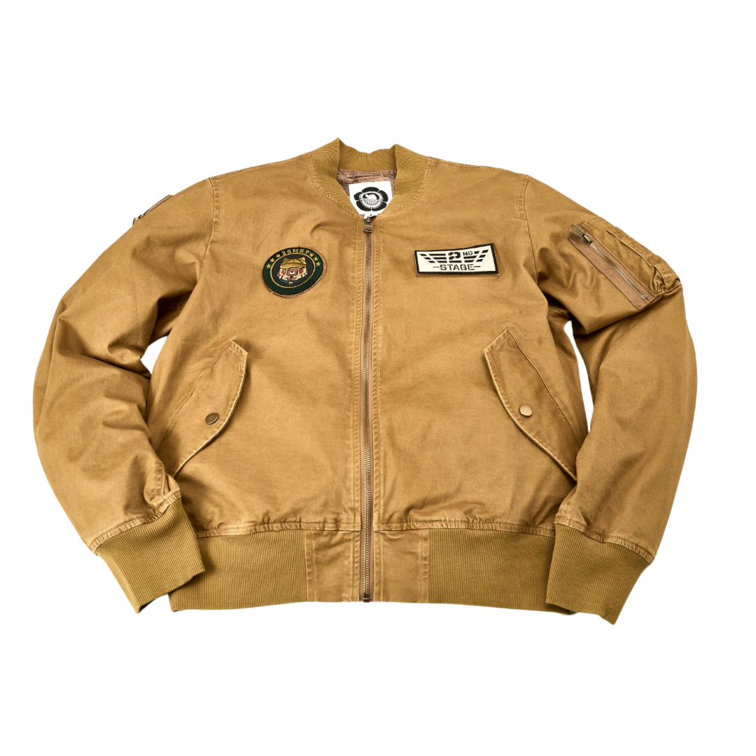 Rakuda x 2nd Stage MA1 FADED WASHED JACKET  WASHED KHAKI （洗水卡其）