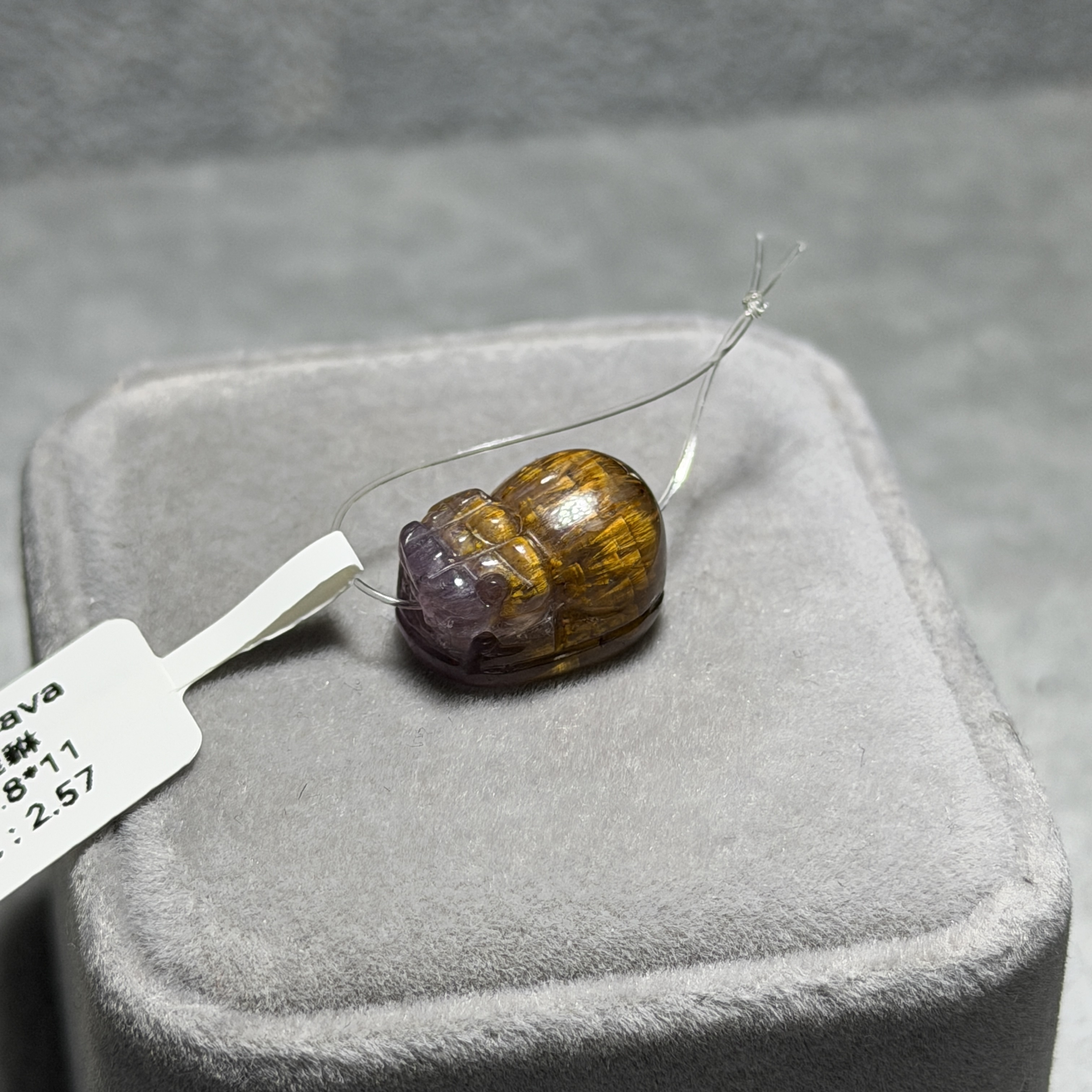 紫鈦貔貅 14.8*11mm ABT1635