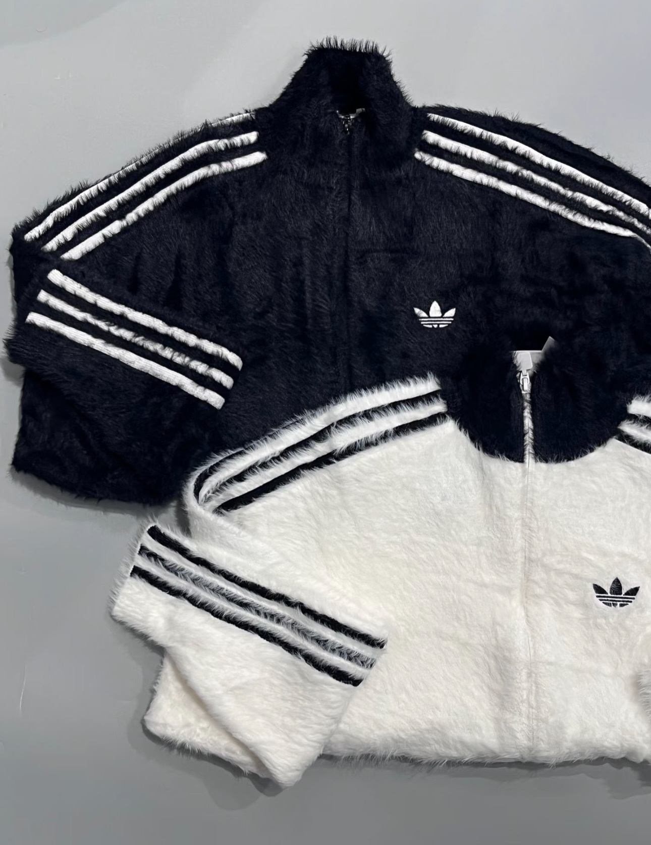 Adidas Originals - Zipped Fur Jacket 毛毛 外套 兩色
