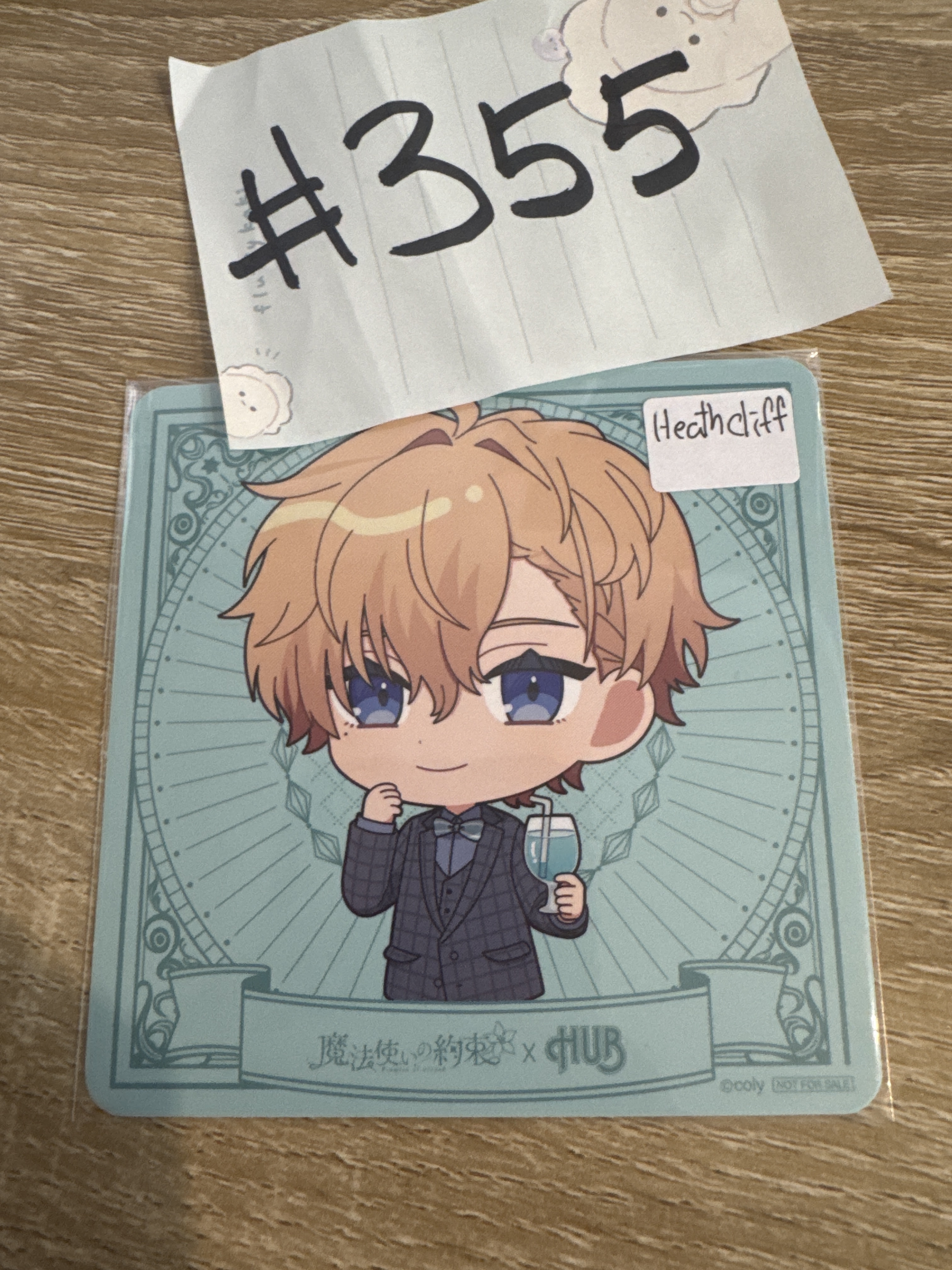魔法使的約定 HEATHCLIFF 杯墊#355
